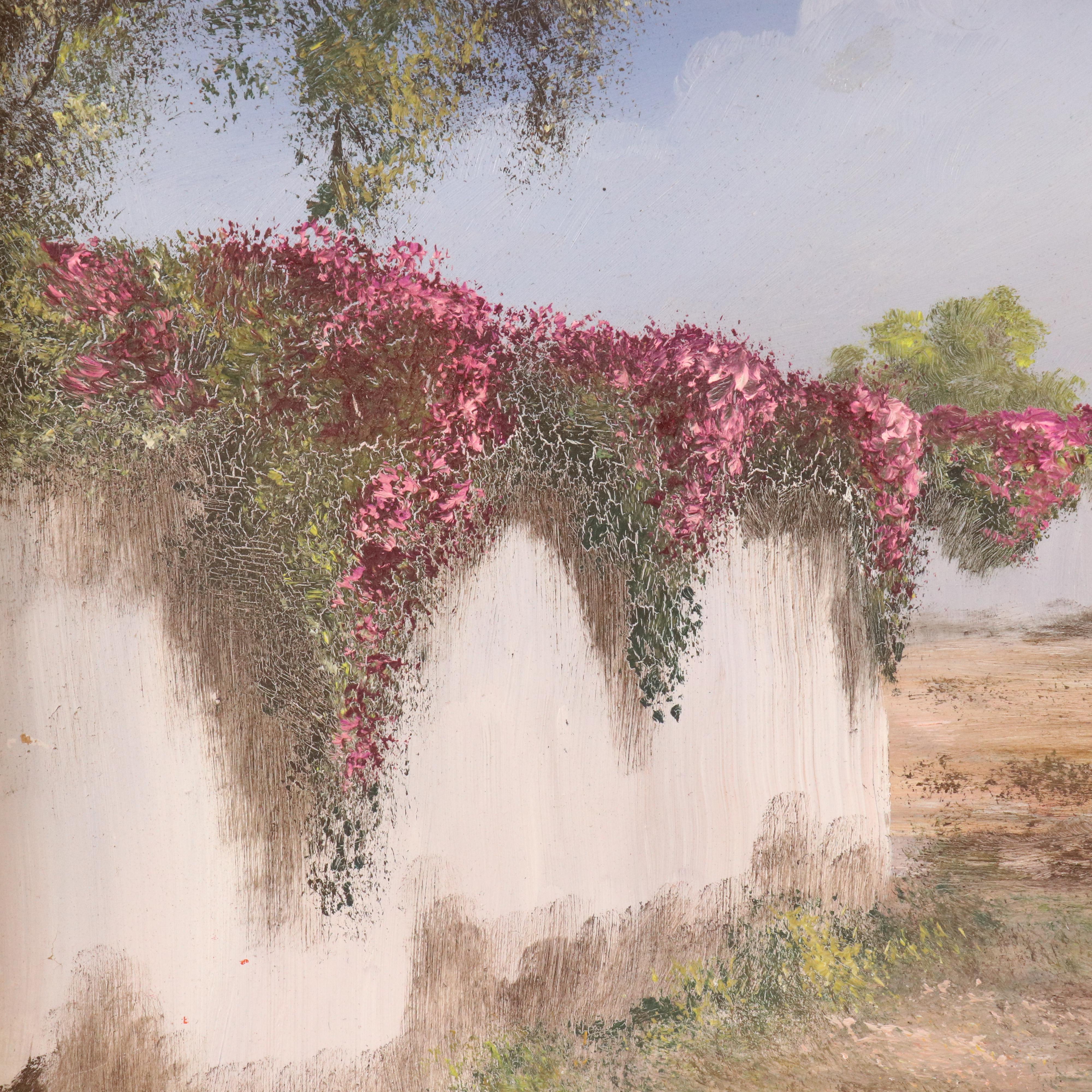 European Countryside Landscape Oil Paintings, Late 20th Century