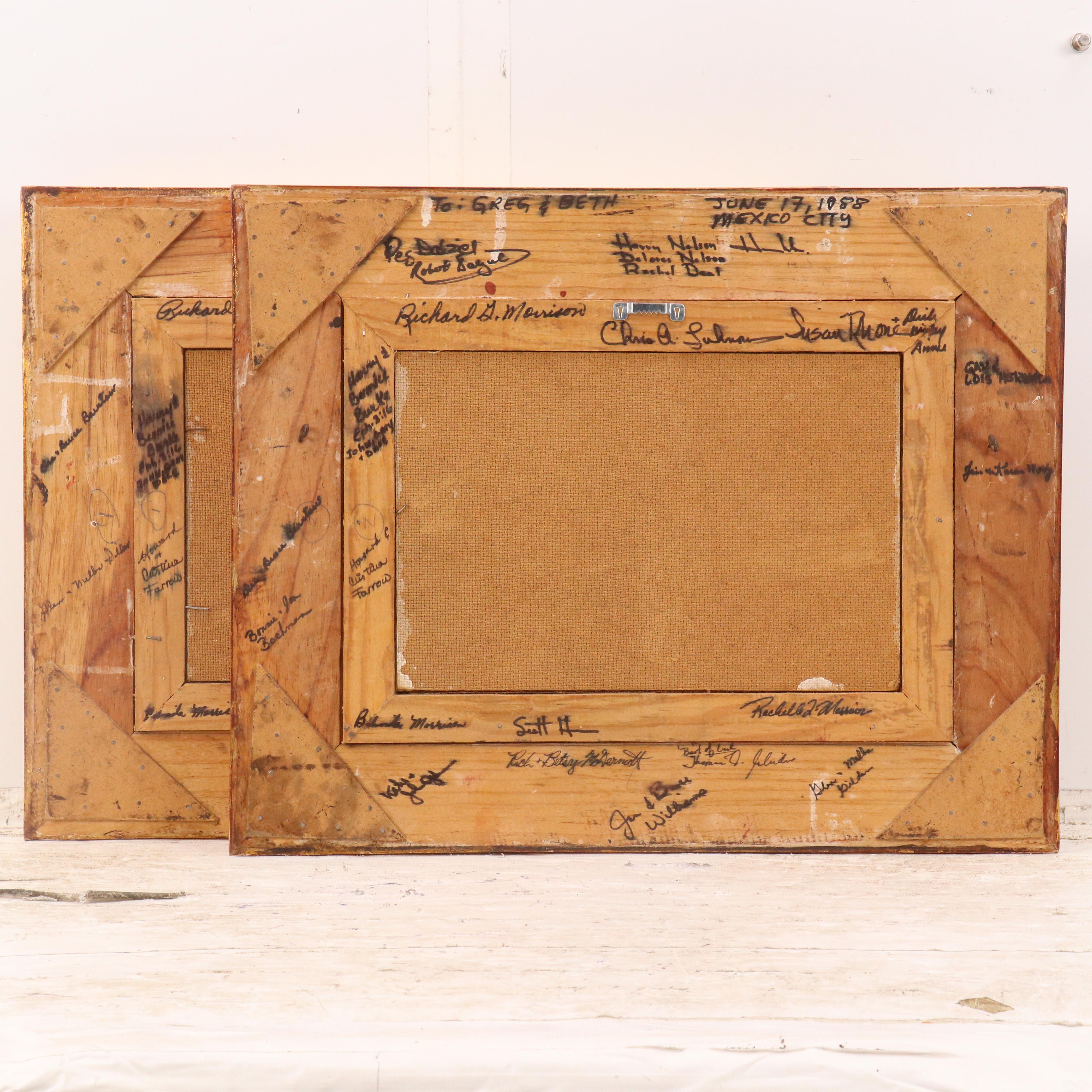 European Countryside Landscape Oil Paintings, Late 20th Century