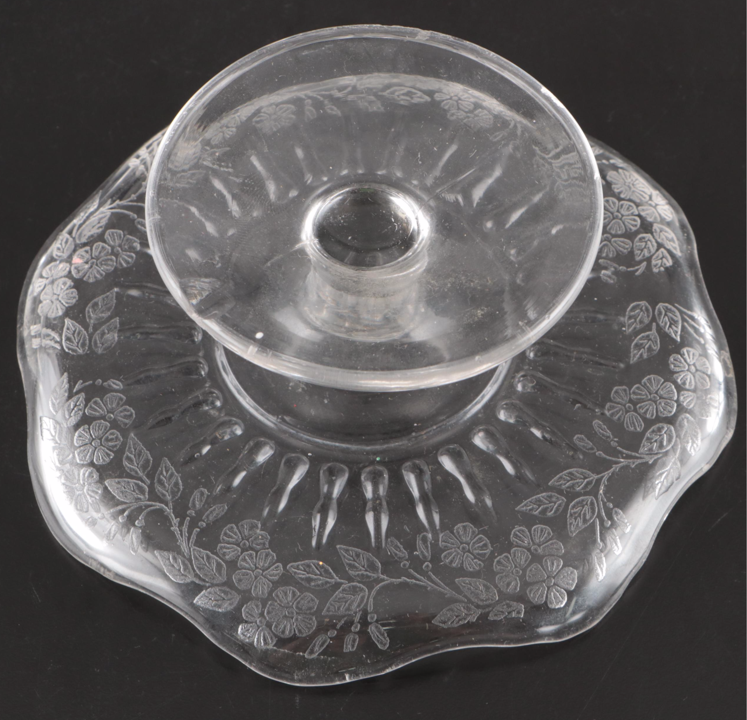 American Brilliant Cut Glass Pitcher, Bowl, and Other Glass Table Décor