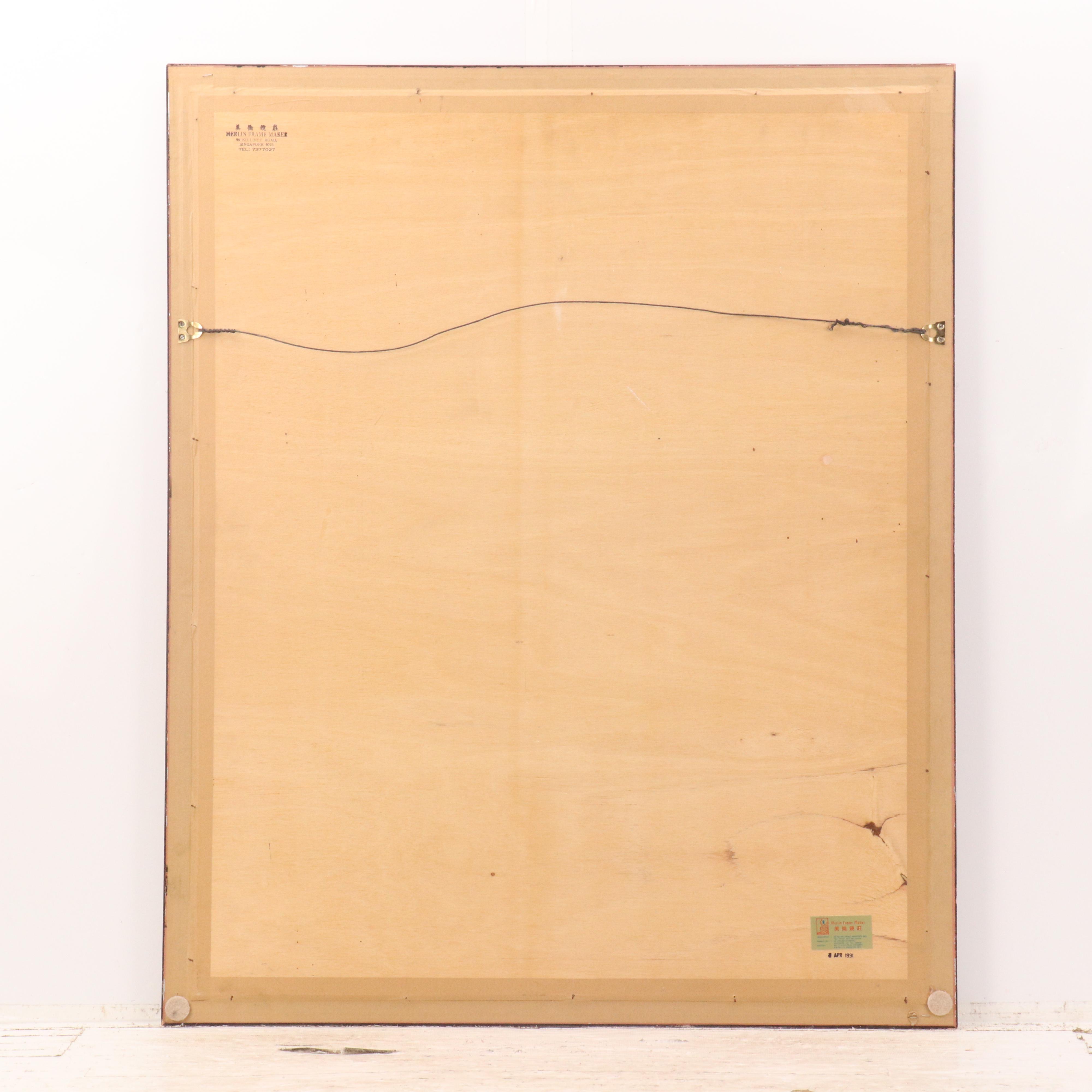 Watercolor Painting of House Exterior, 1988