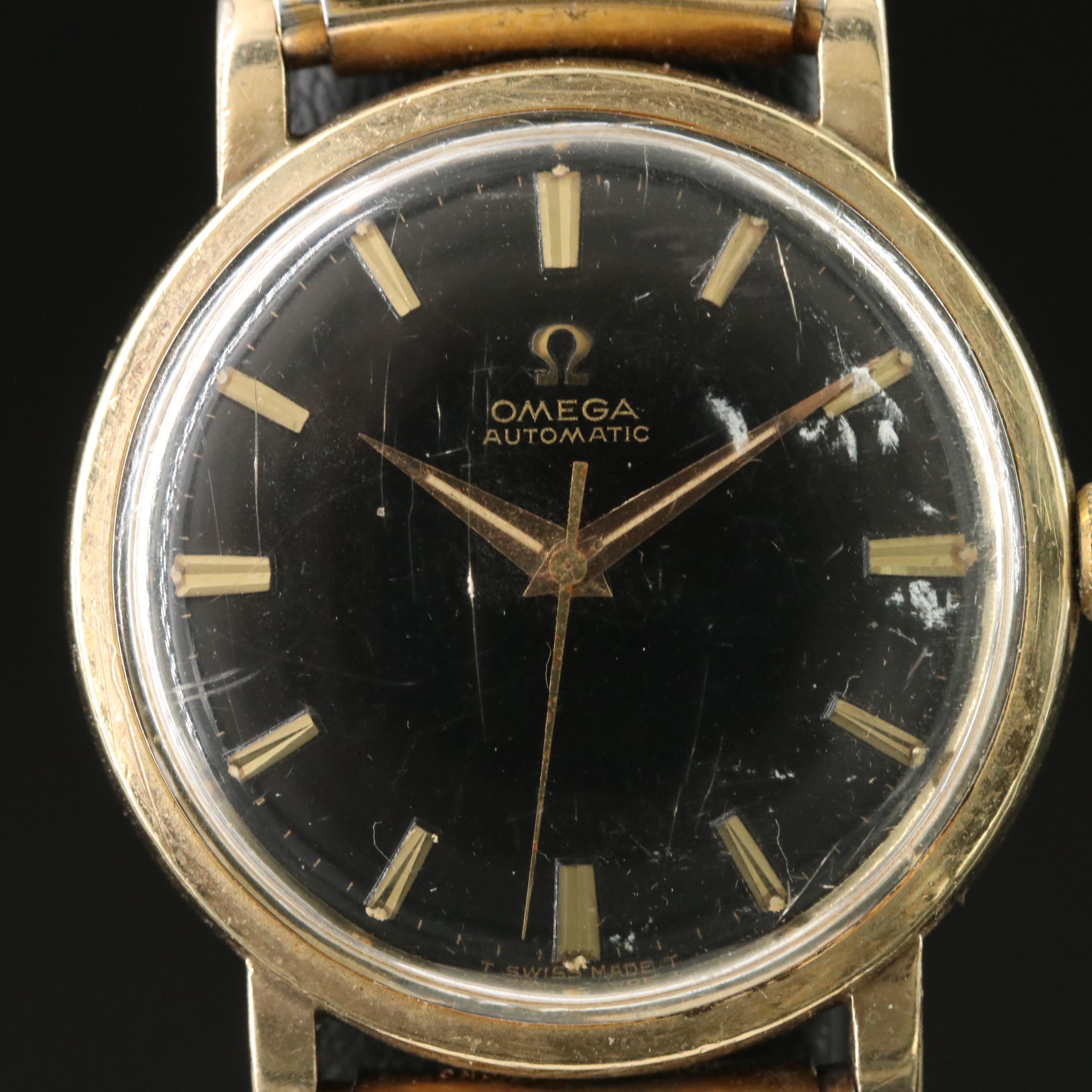 Omega Automatic 10K Gold-Filled Watch