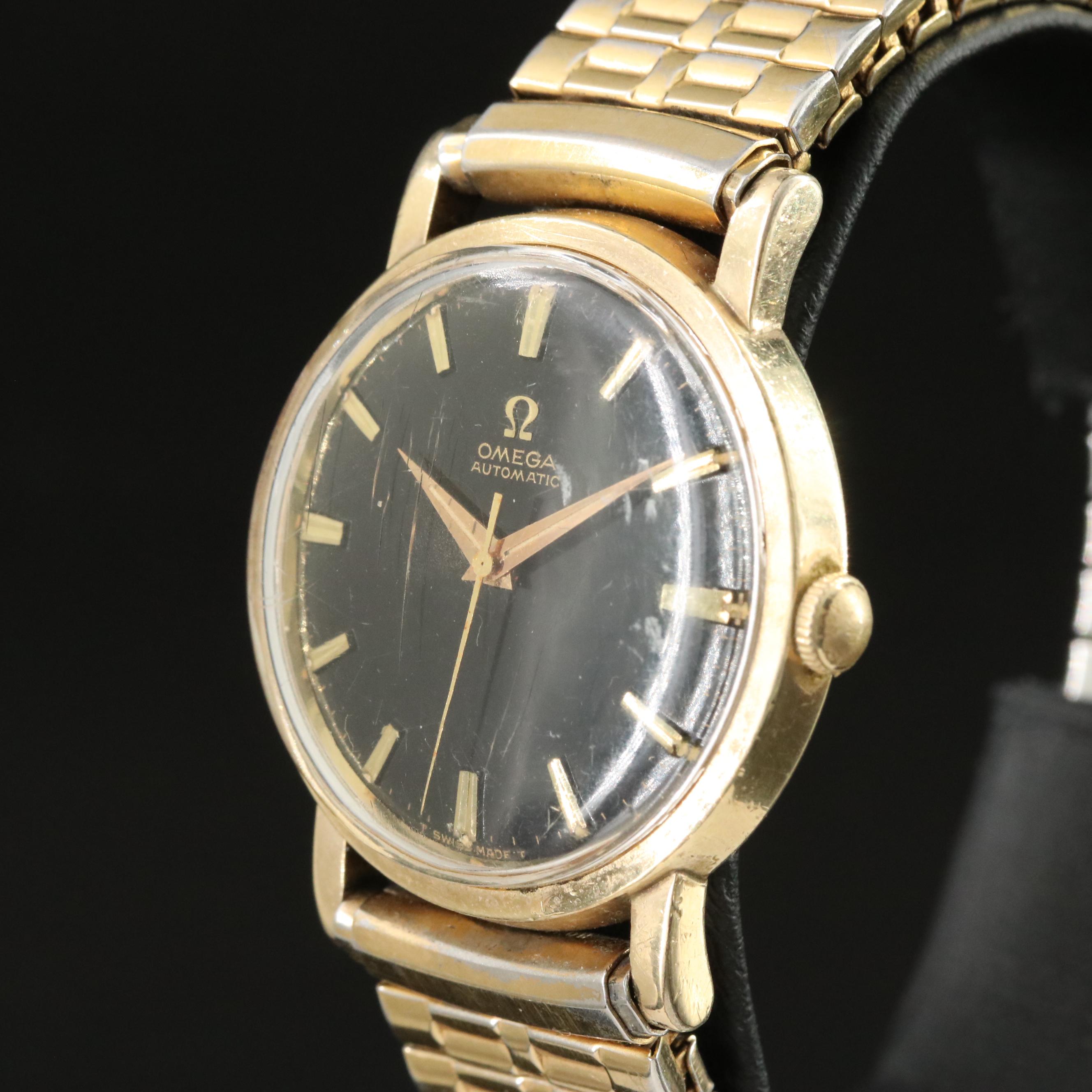 Omega Automatic 10K Gold-Filled Watch
