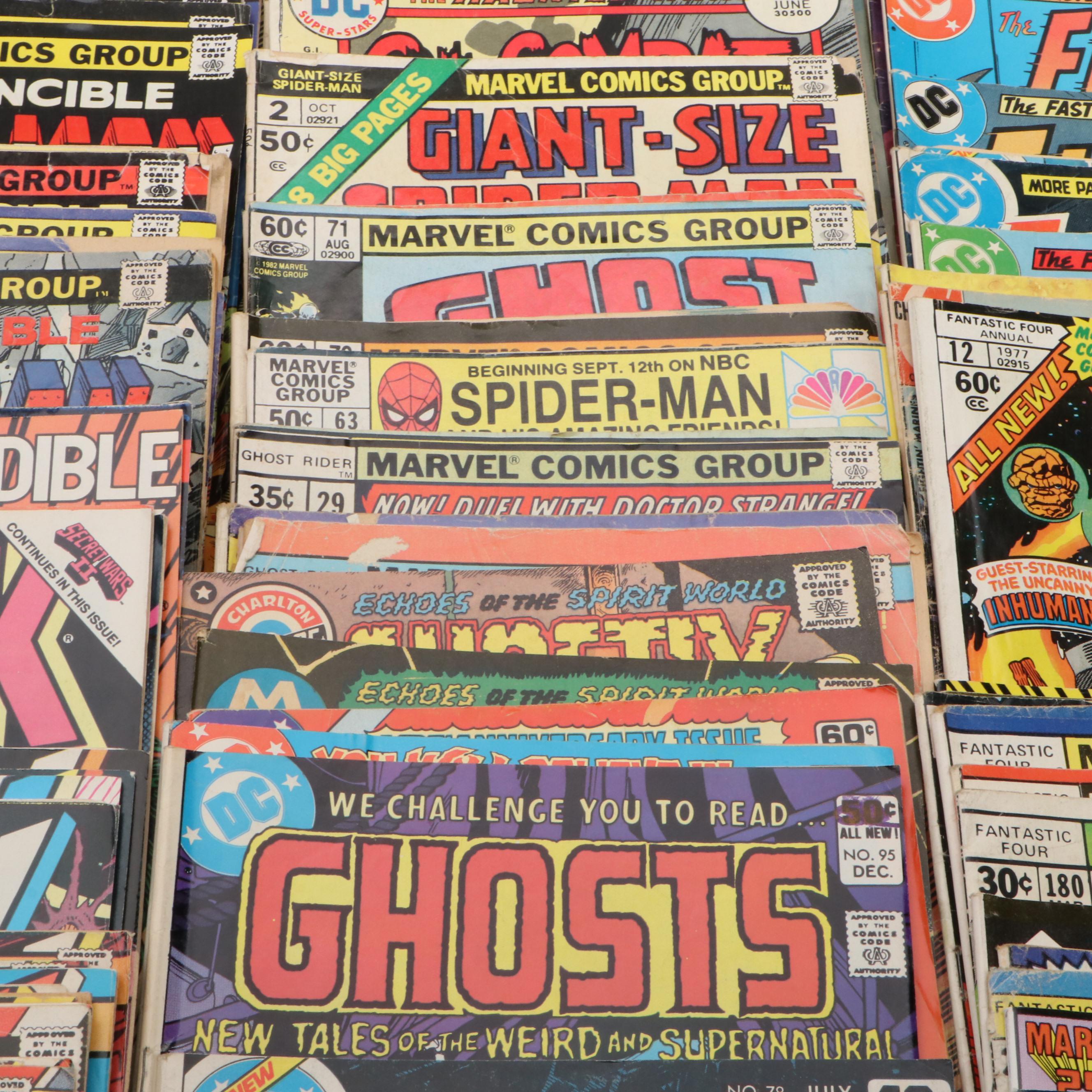 Silver-Bronze Age Comic Books Featuring "Iron Man", "Fantastic Four", and More