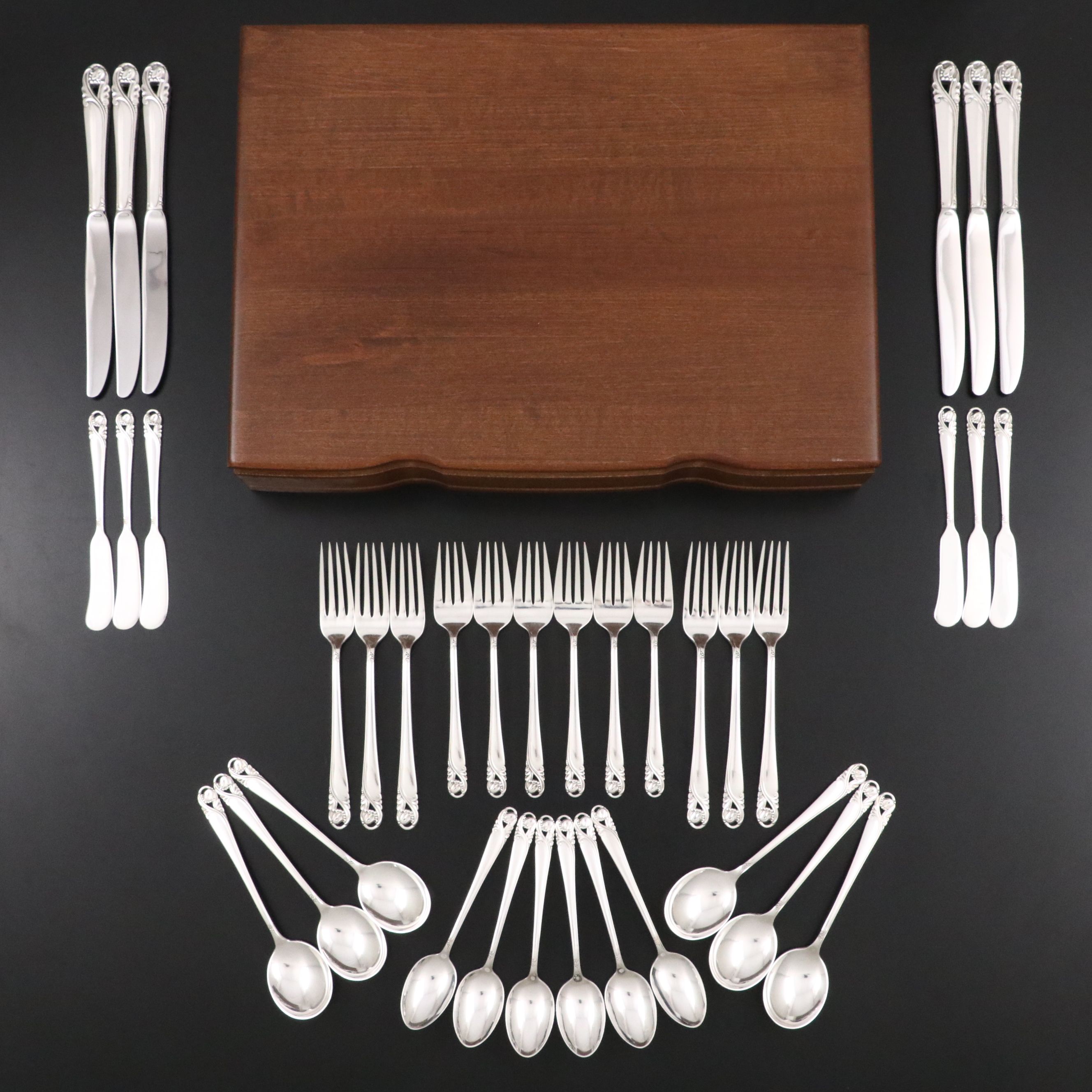 International Silver Co. "Spring Glory" Sterling Flatware