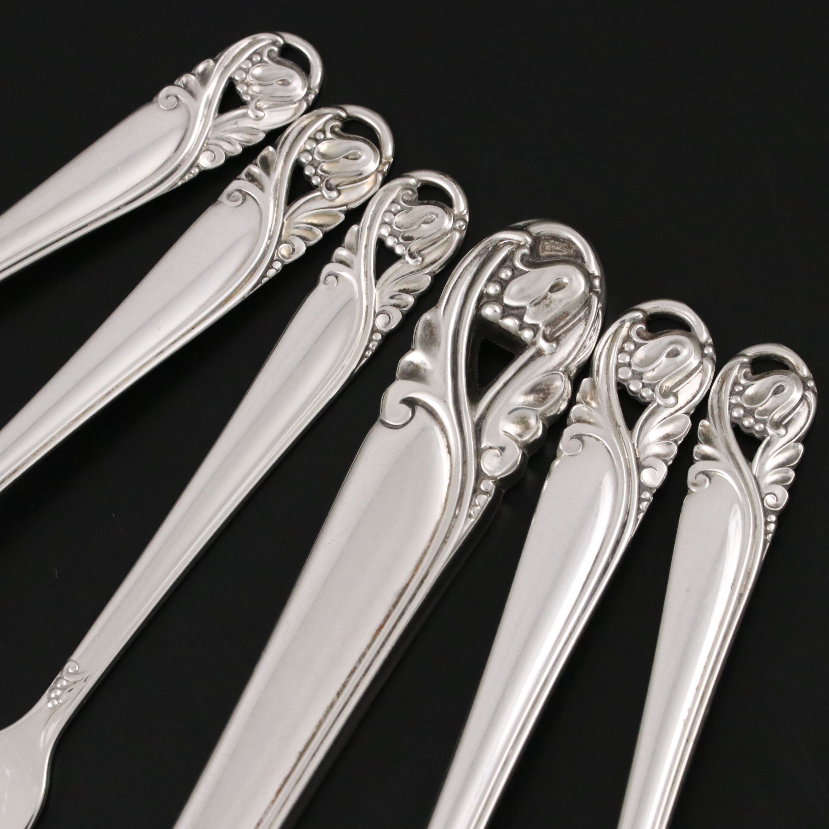 International Silver Co. "Spring Glory" Sterling Flatware
