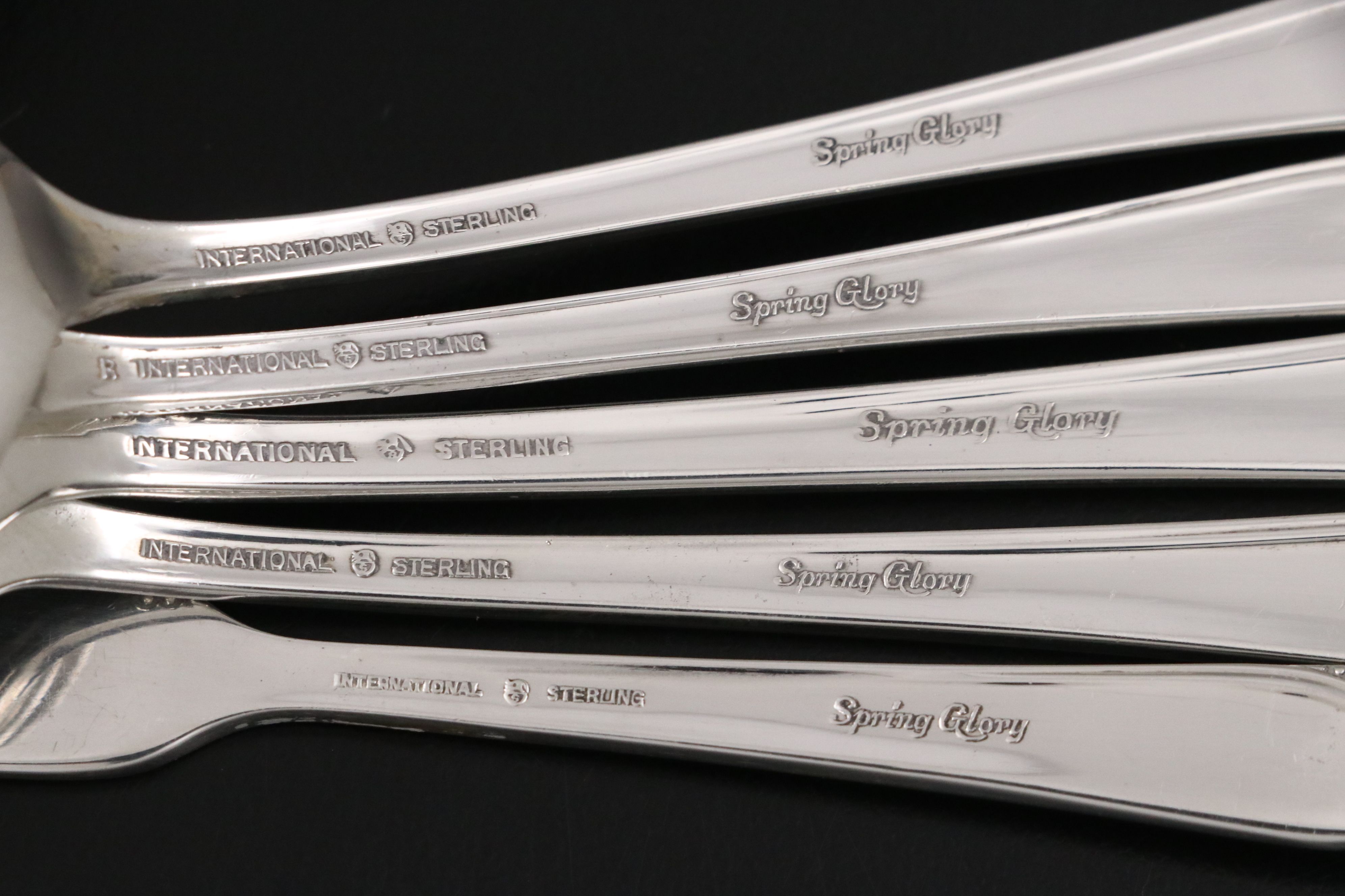 International Silver Co. "Spring Glory" Sterling Flatware