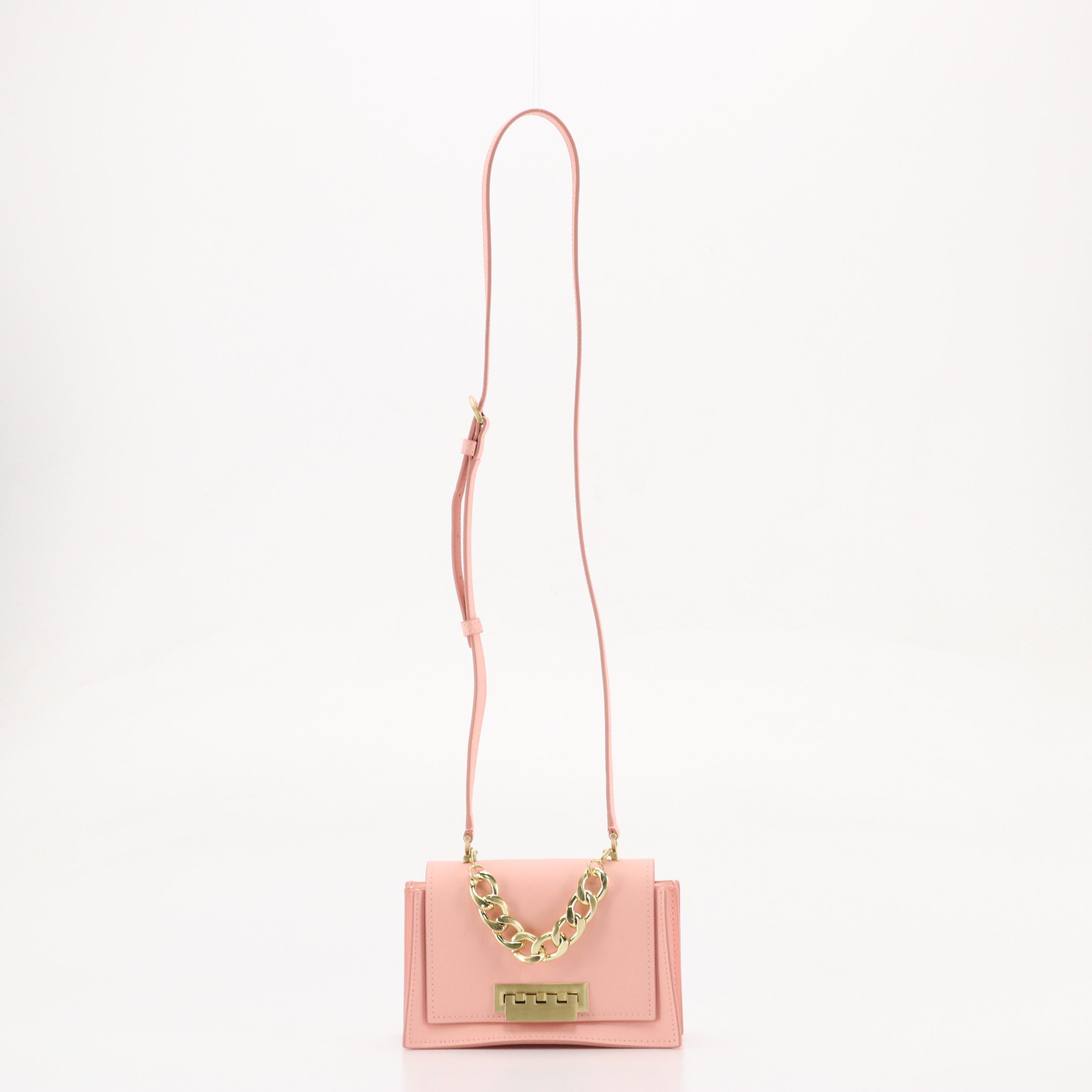 Zac Posen Earthette Two-Way Crossbody Bag & Top Zip Shoulder Bag in Leather