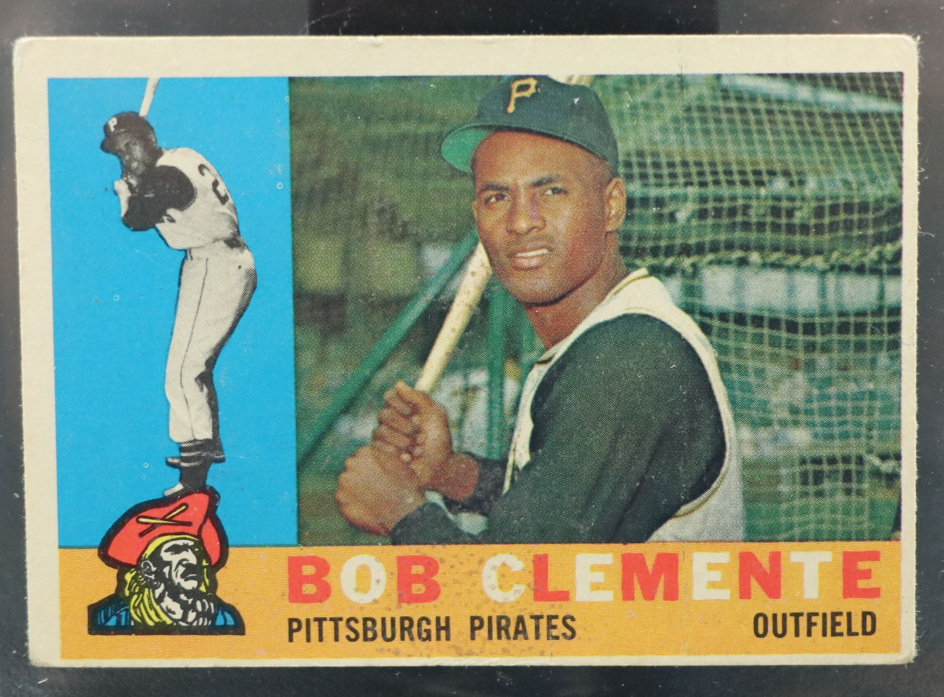 1960 Topps Roberto Clemente Pittsburgh Pirates Baseball Card