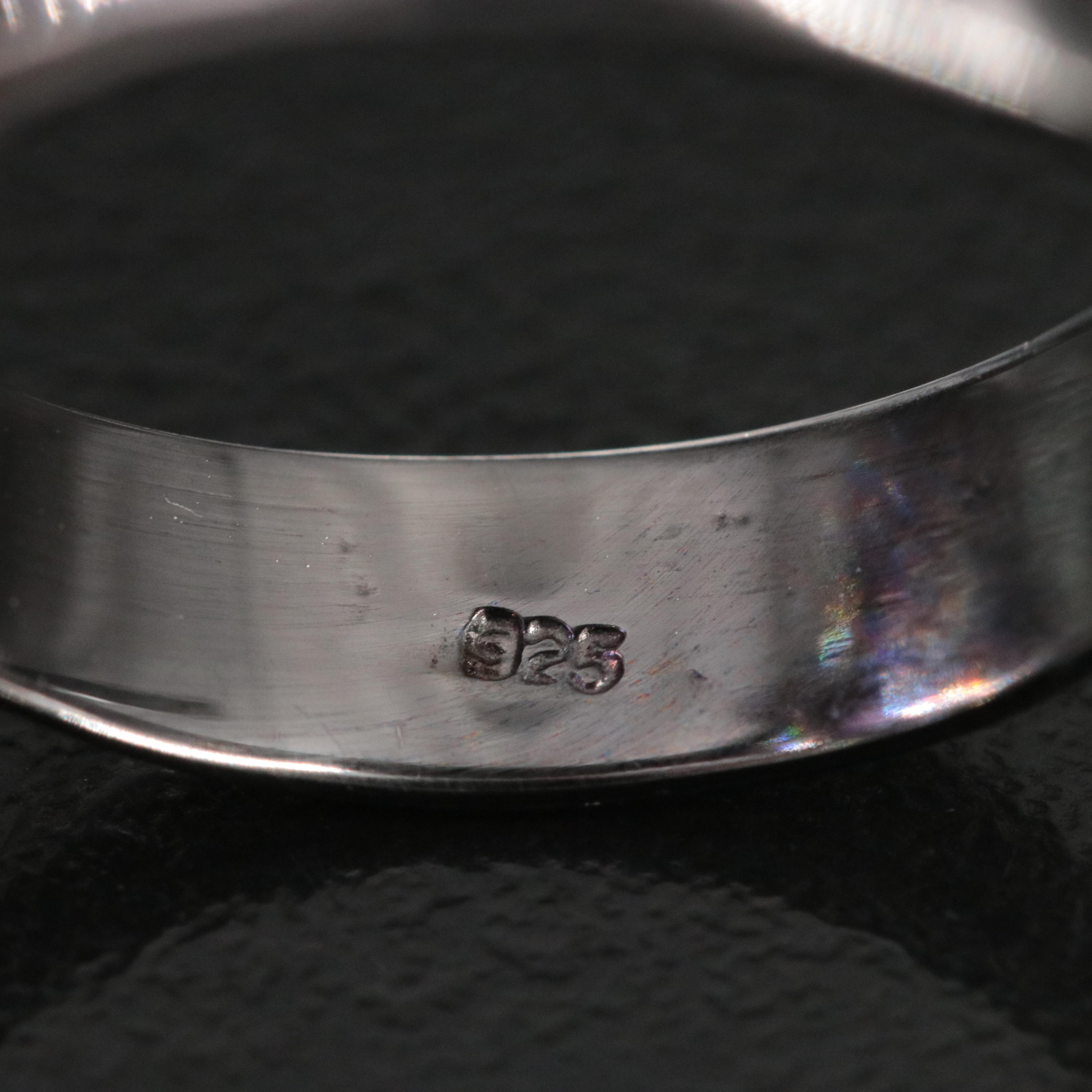 Sterling Amethyst and Peridot Starburst Ring