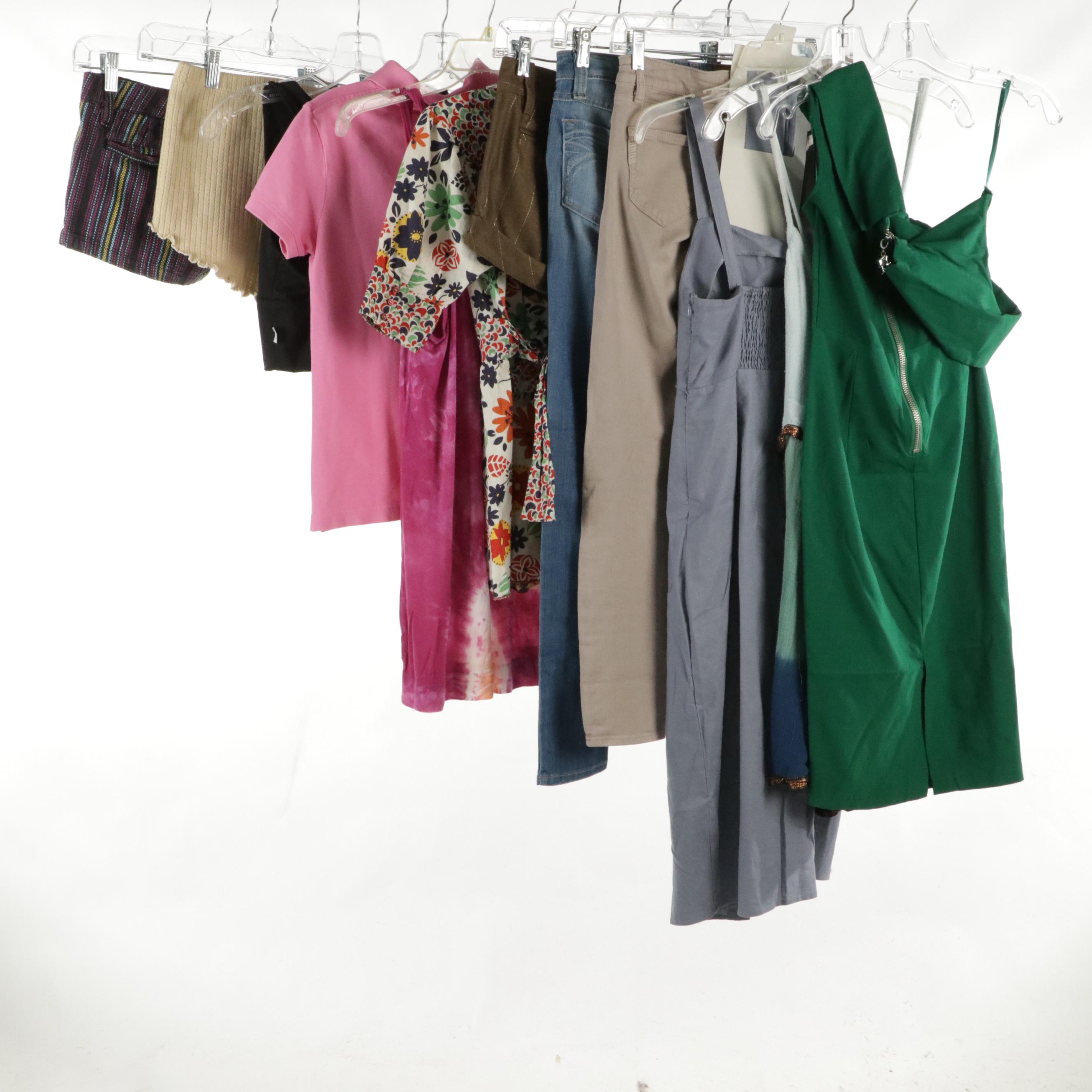 Frankie B. Jeans, Shorts & Floral Tie Top, More Separates Including Paige Jeans