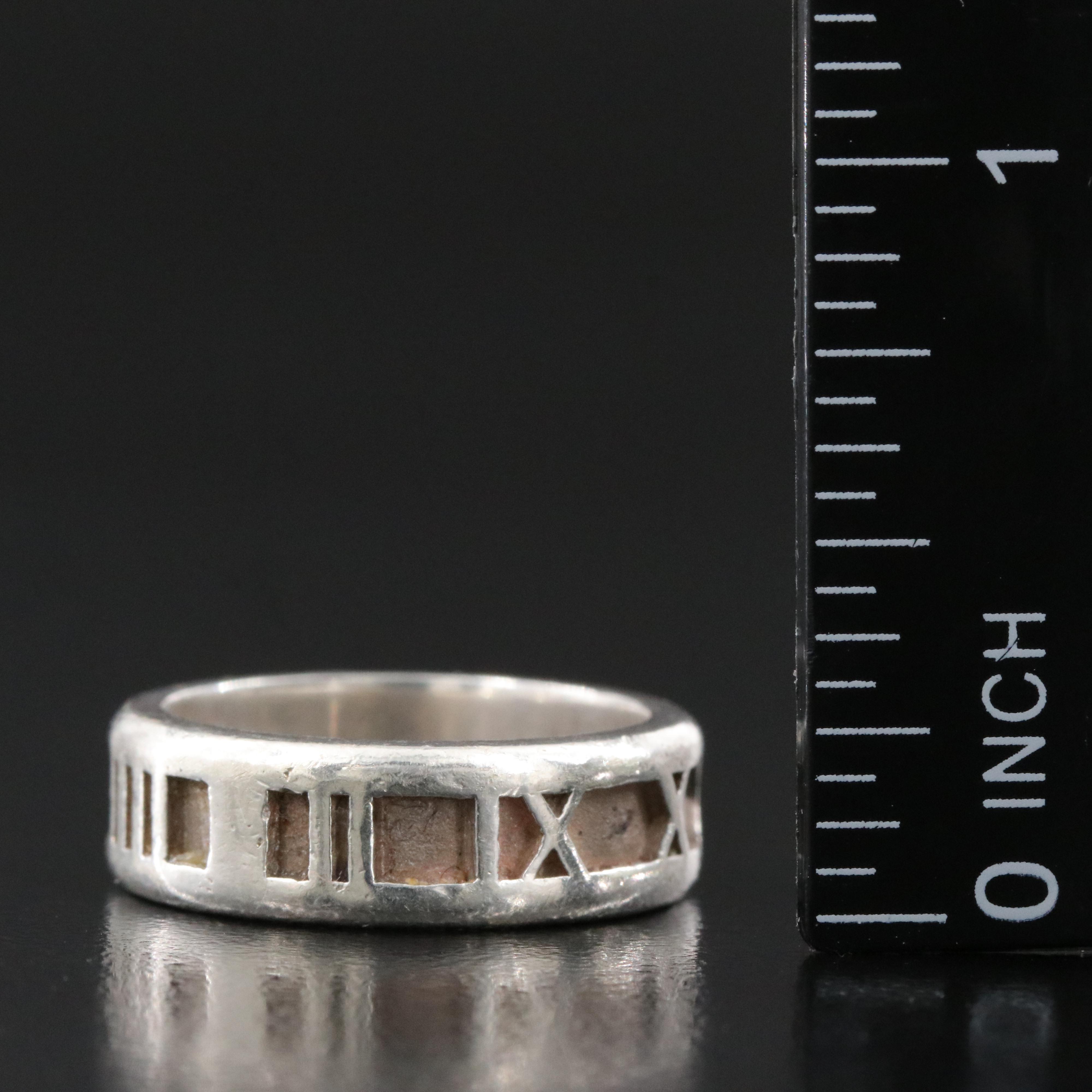 Tiffany & Co. Atlas Sterling Ring