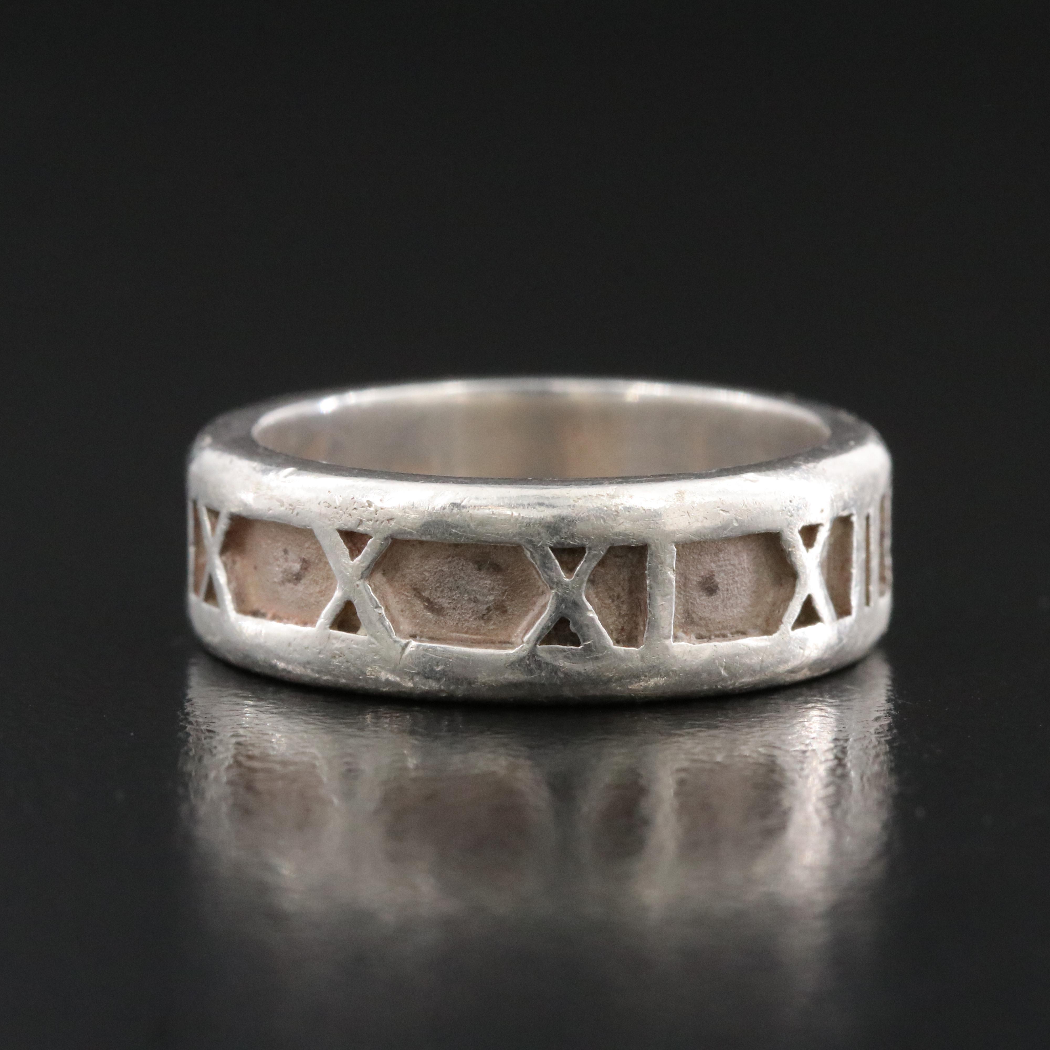 Tiffany & Co. Atlas Sterling Ring