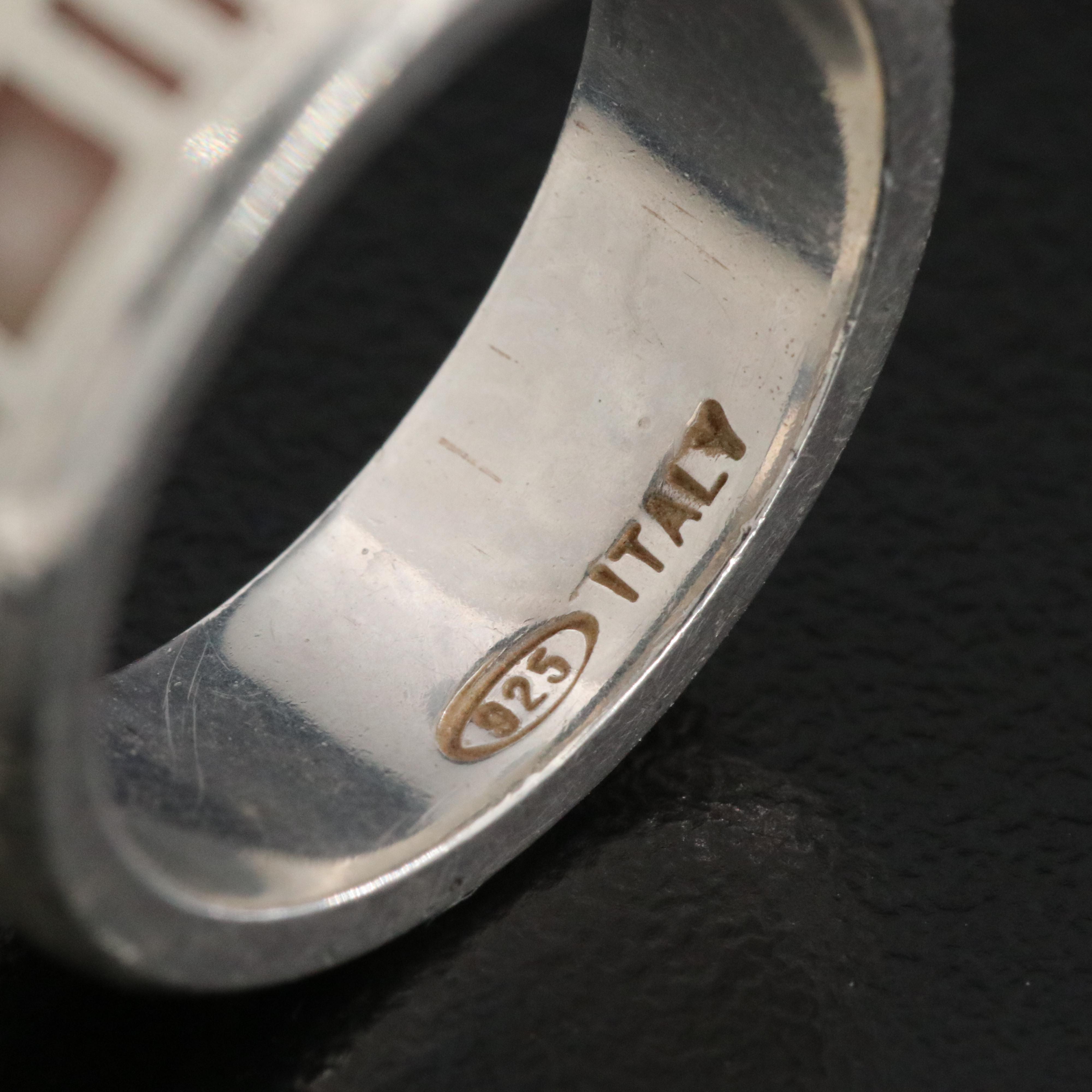 Tiffany & Co. Atlas Sterling Ring