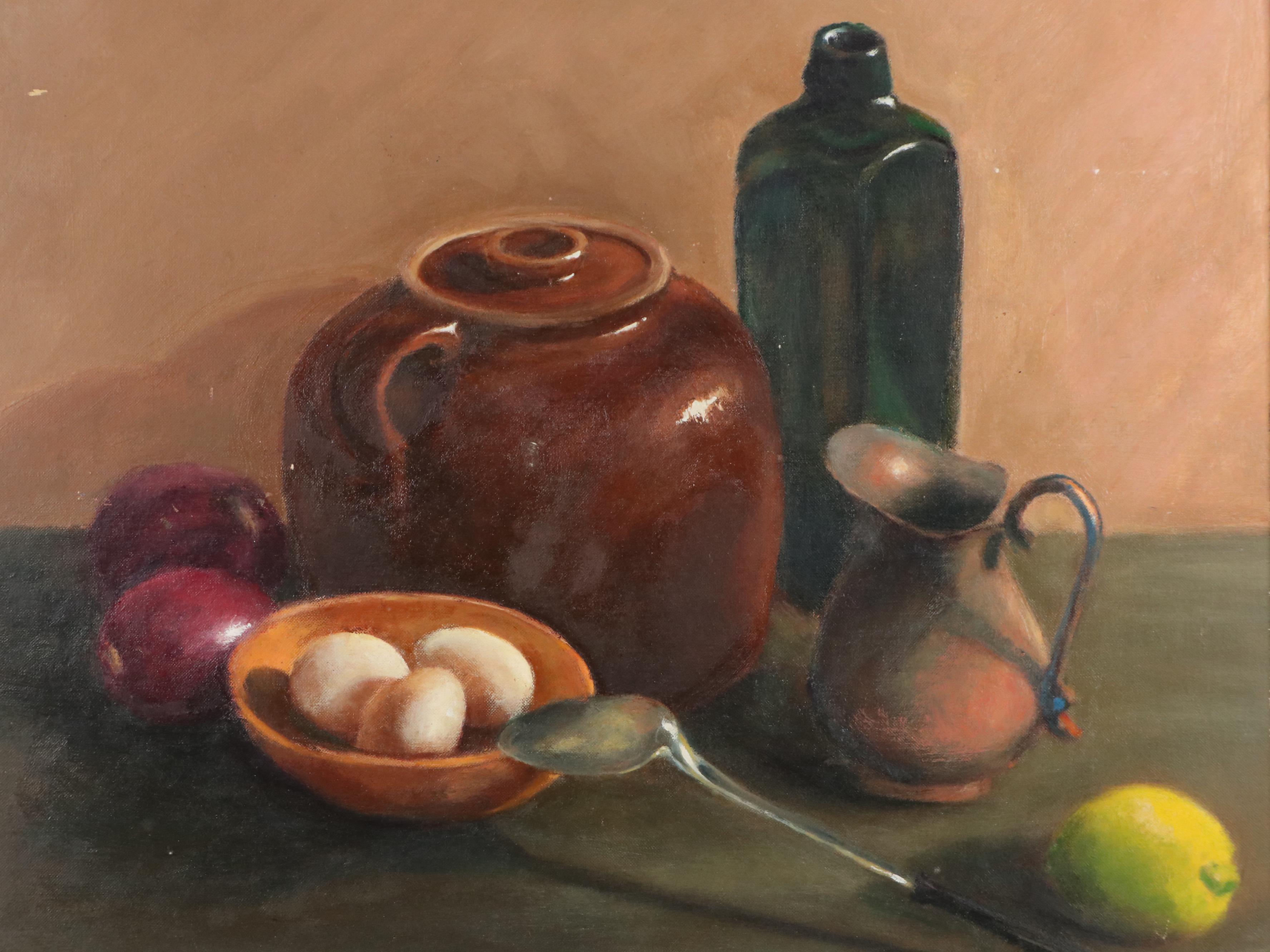 F. X. Schaefer M. Still Life Oil Painting