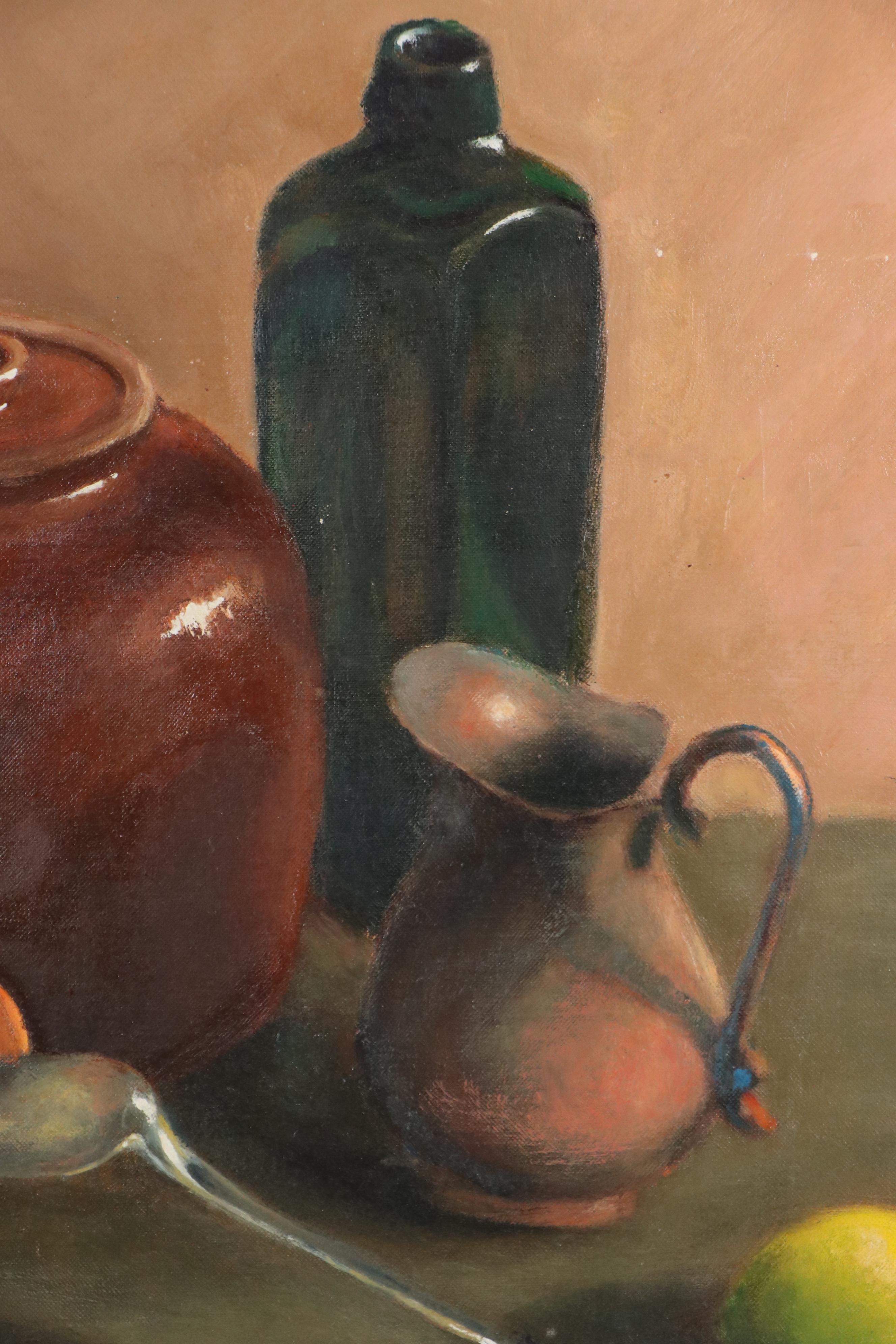 F. X. Schaefer M. Still Life Oil Painting