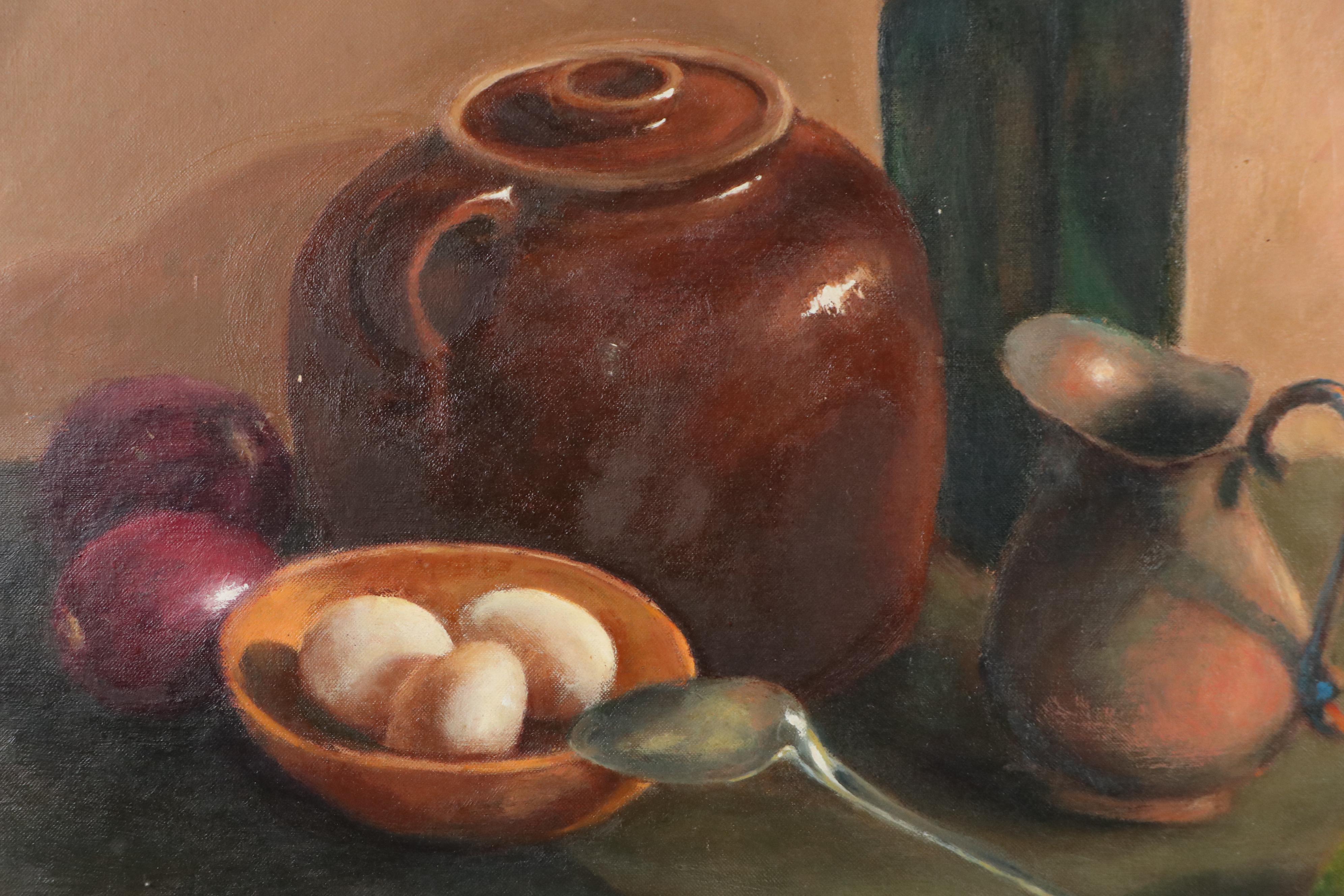 F. X. Schaefer M. Still Life Oil Painting