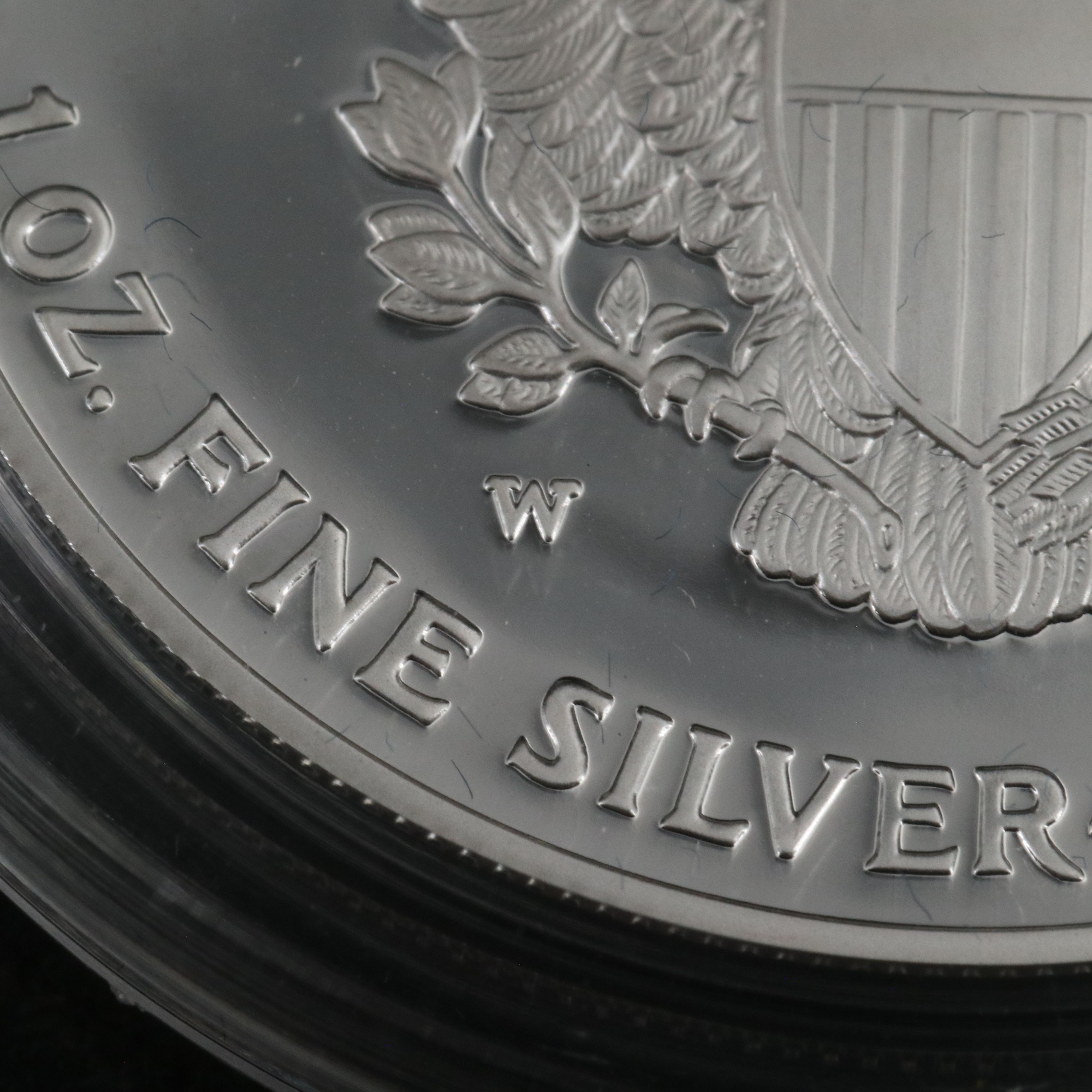 Three United States Proof Silver Eagles 2003, 2004, and 2005