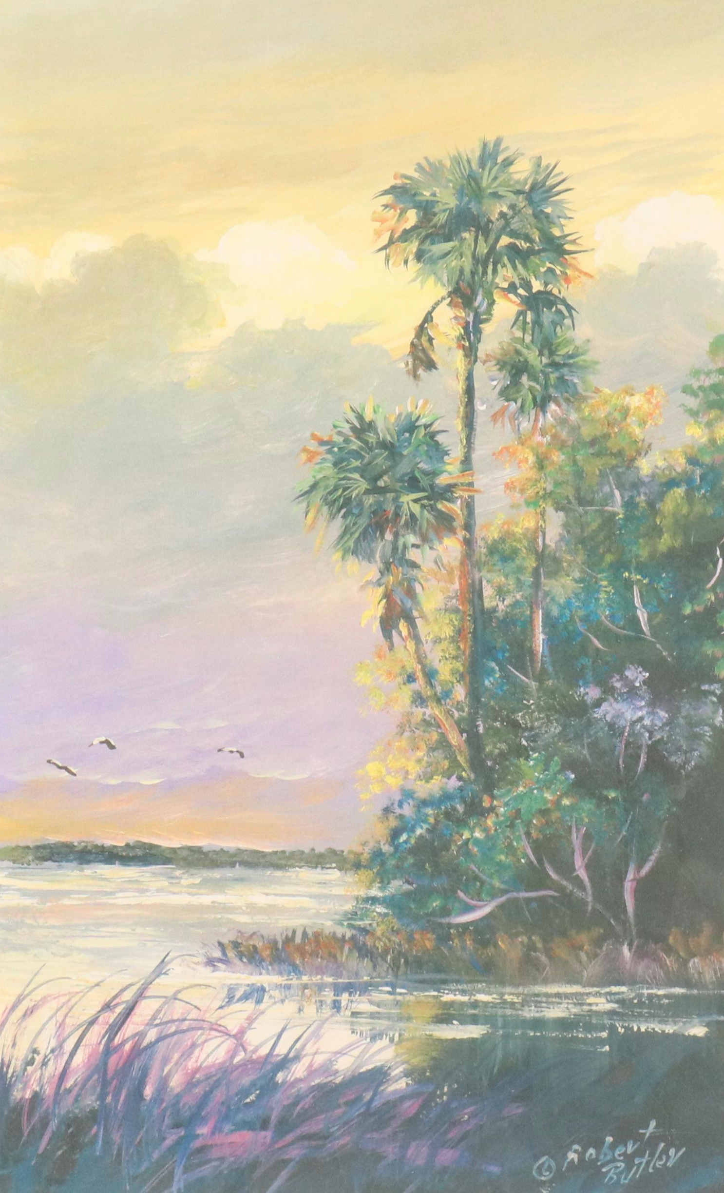 Robert Butler Offset Lithograph Poster "Sunset Rendezvous," 2002