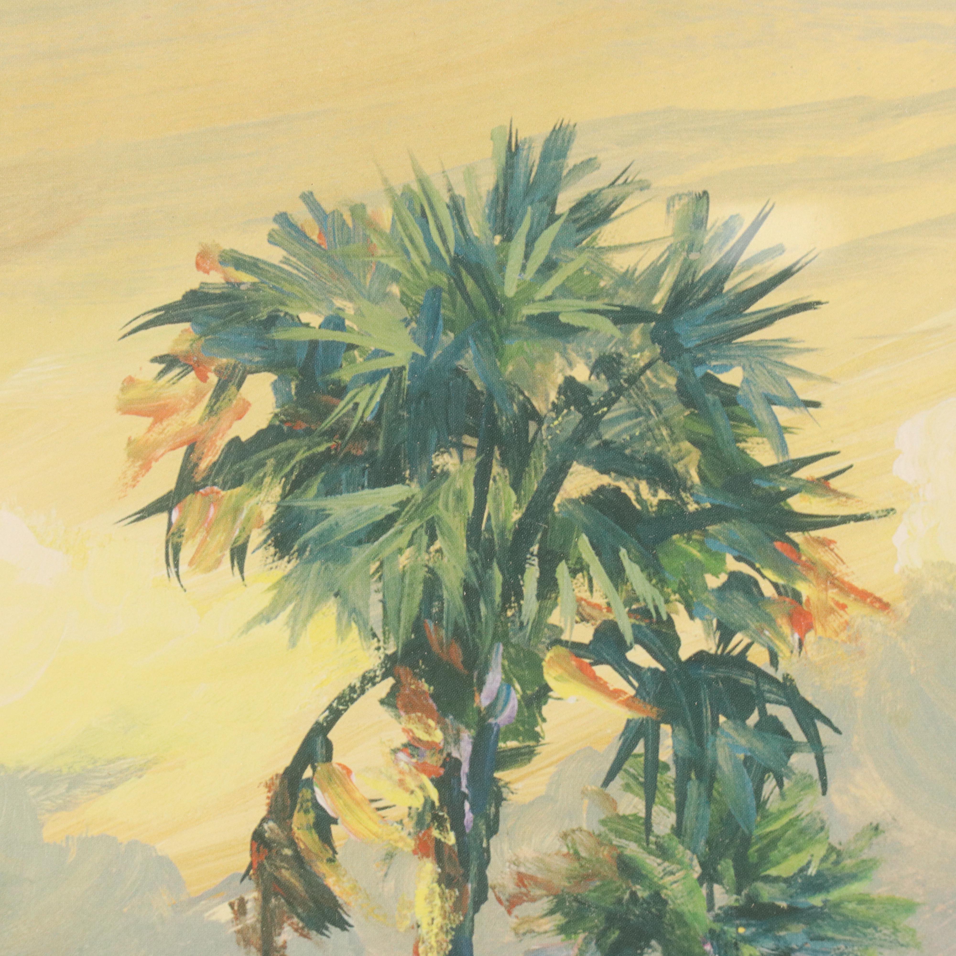 Robert Butler Offset Lithograph Poster "Sunset Rendezvous," 2002