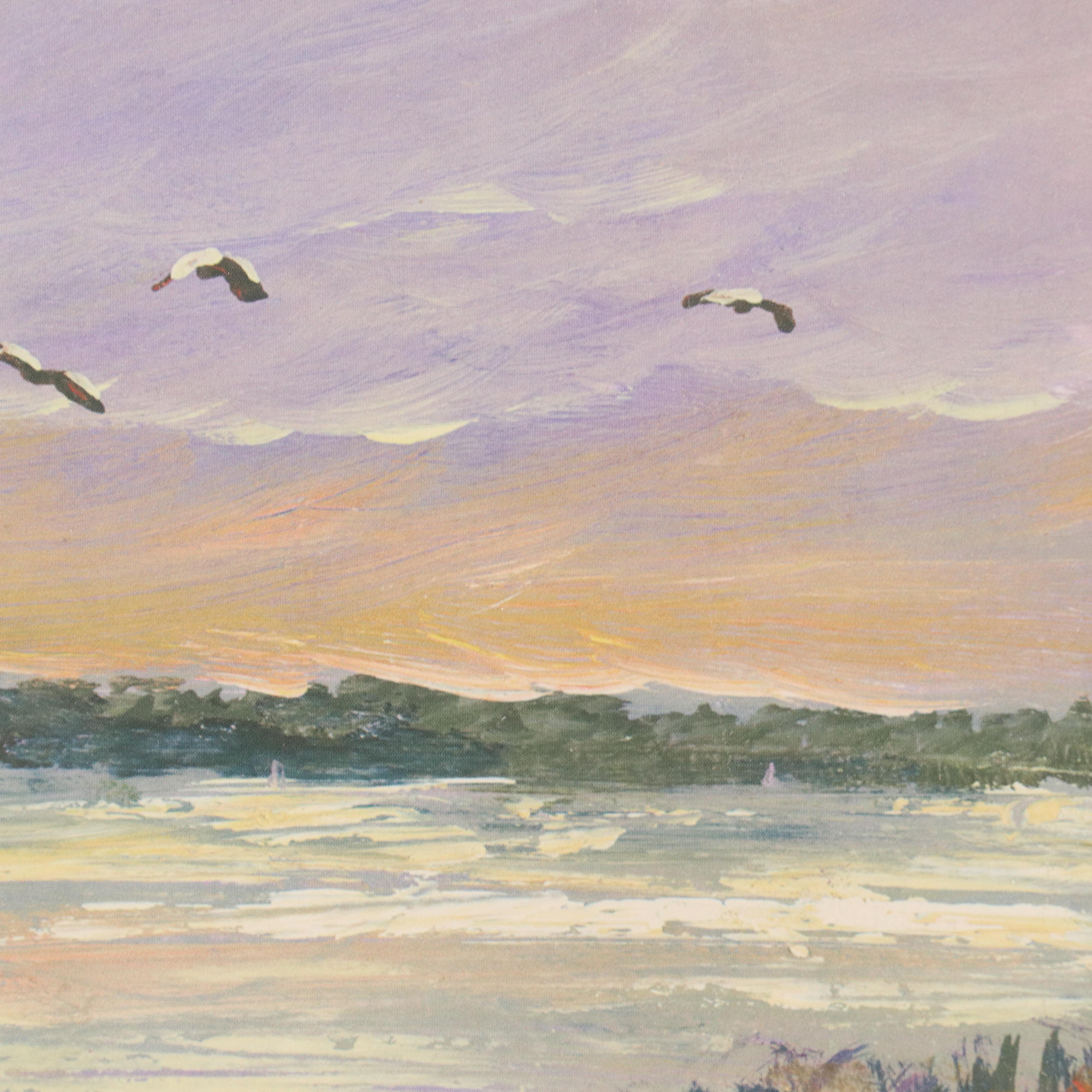 Robert Butler Offset Lithograph Poster "Sunset Rendezvous," 2002