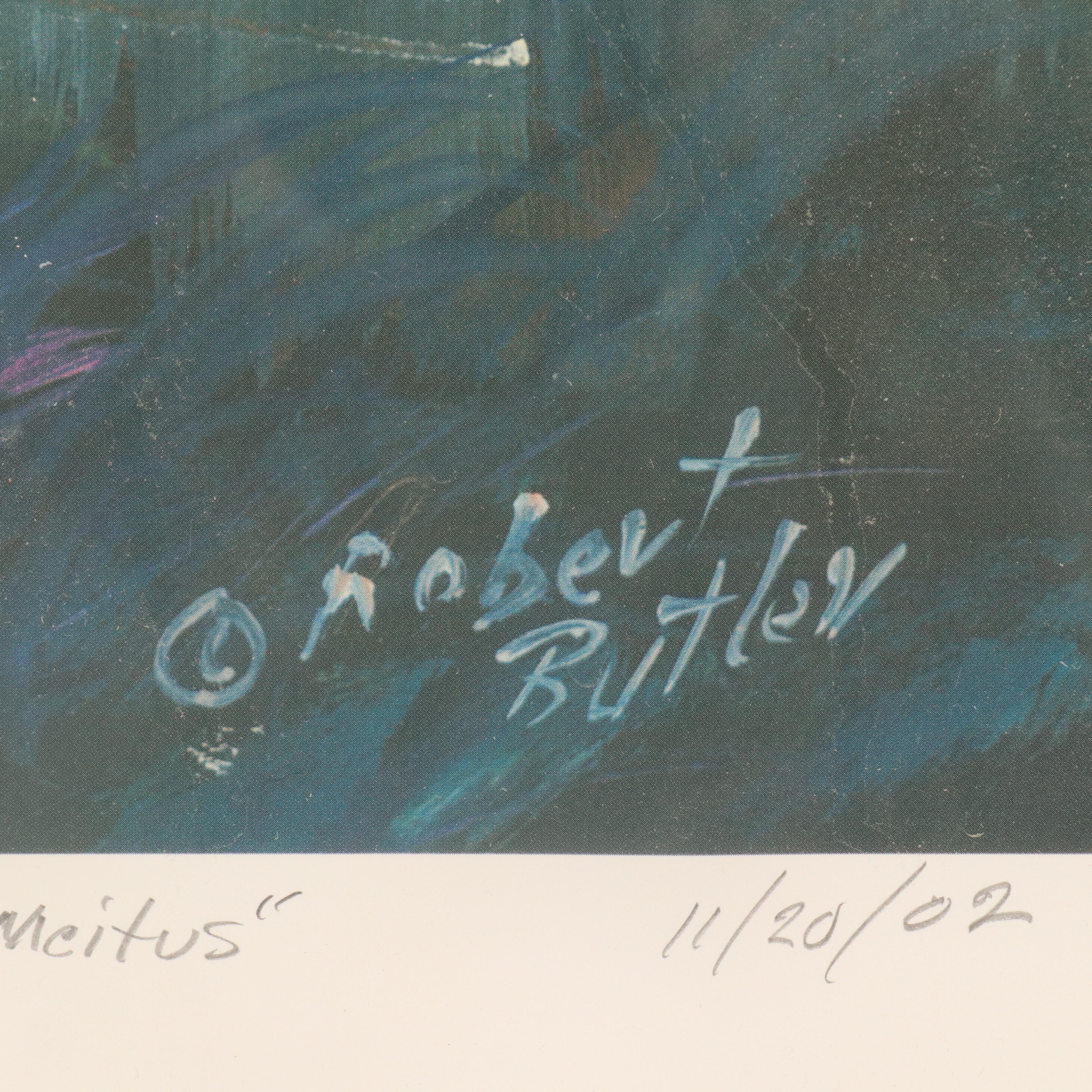 Robert Butler Offset Lithograph Poster "Sunset Rendezvous," 2002