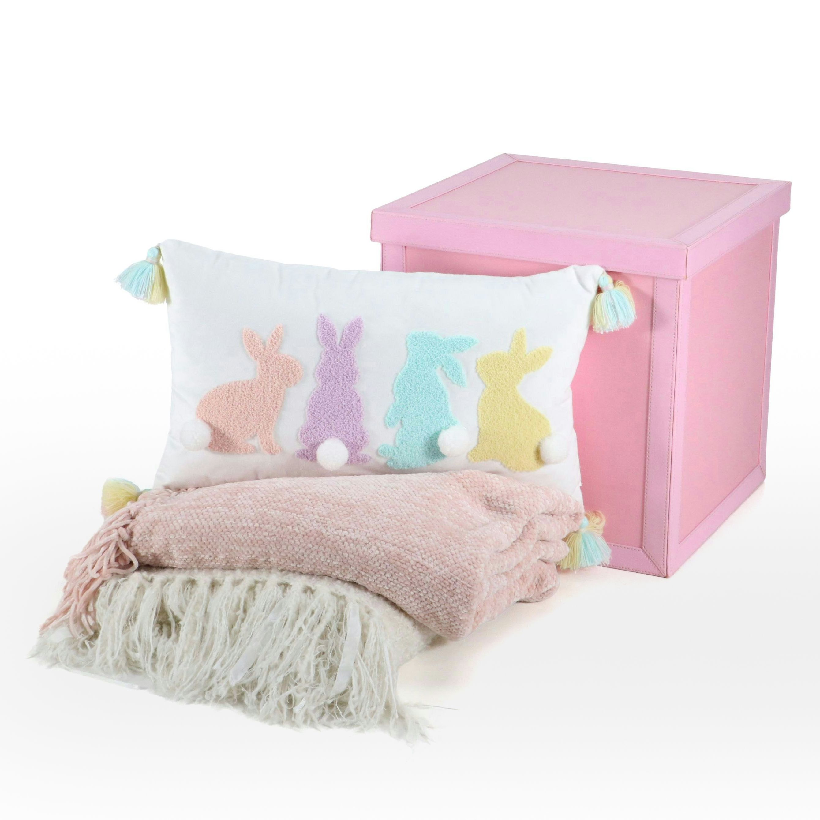 Fabric Storage Cube, Churchill Weavers Blanket, and More Bedroom Décor