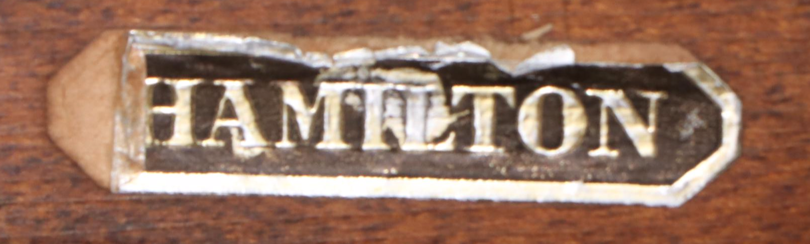 Hamilton Mid Century Walnut Dental Cabinet