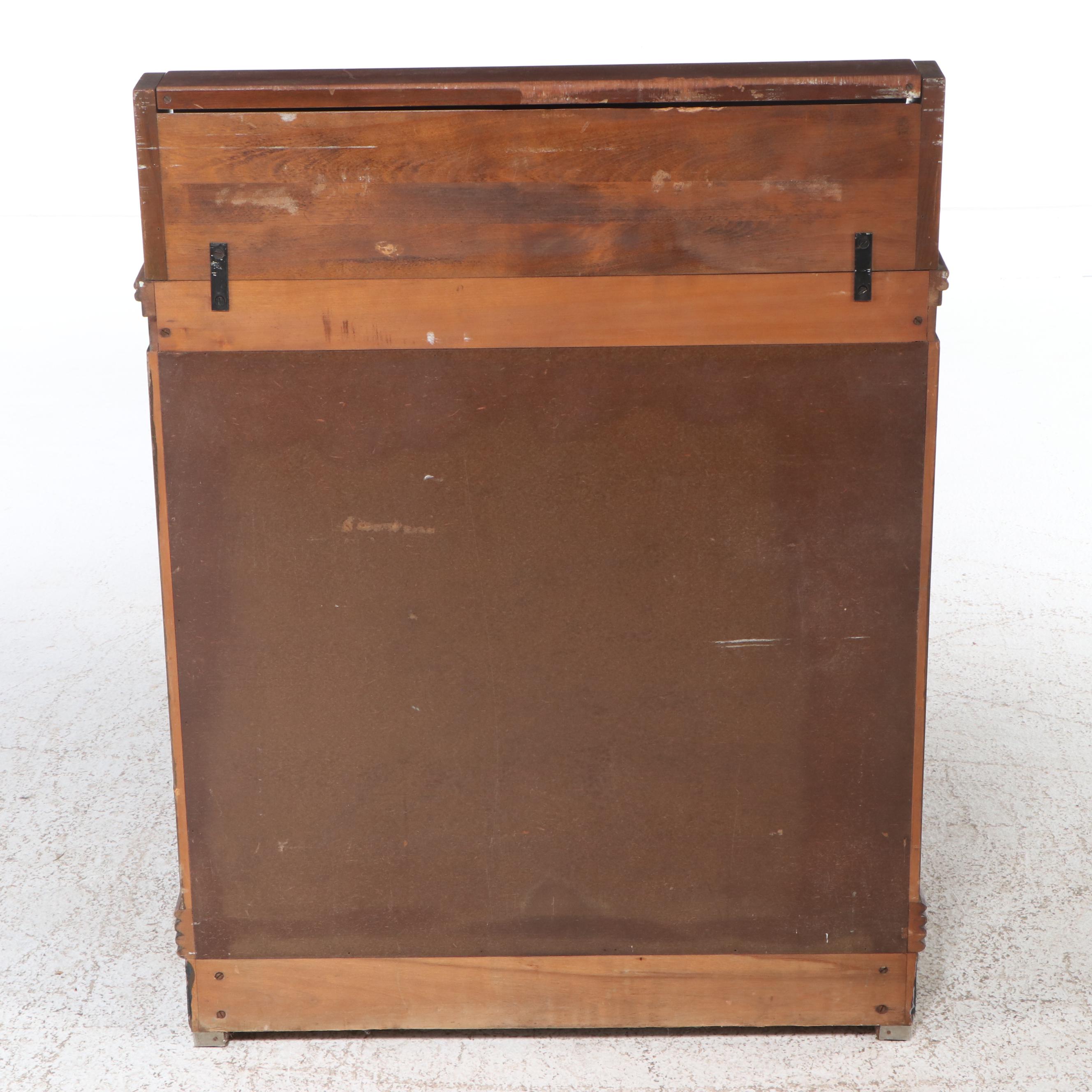 Hamilton Mid Century Walnut Dental Cabinet