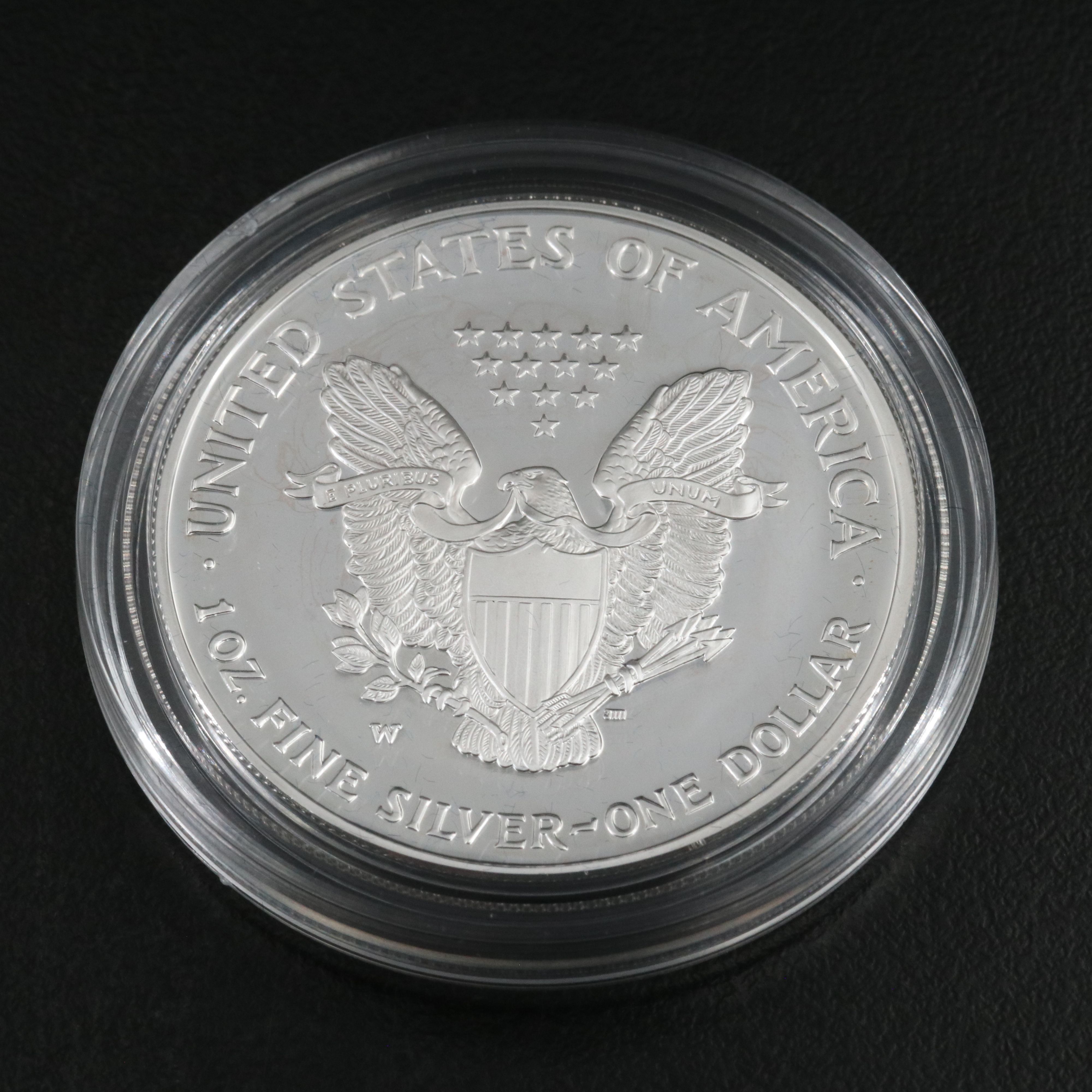 Three United States Proof Silver Eagles 2000, 2003, and 2008