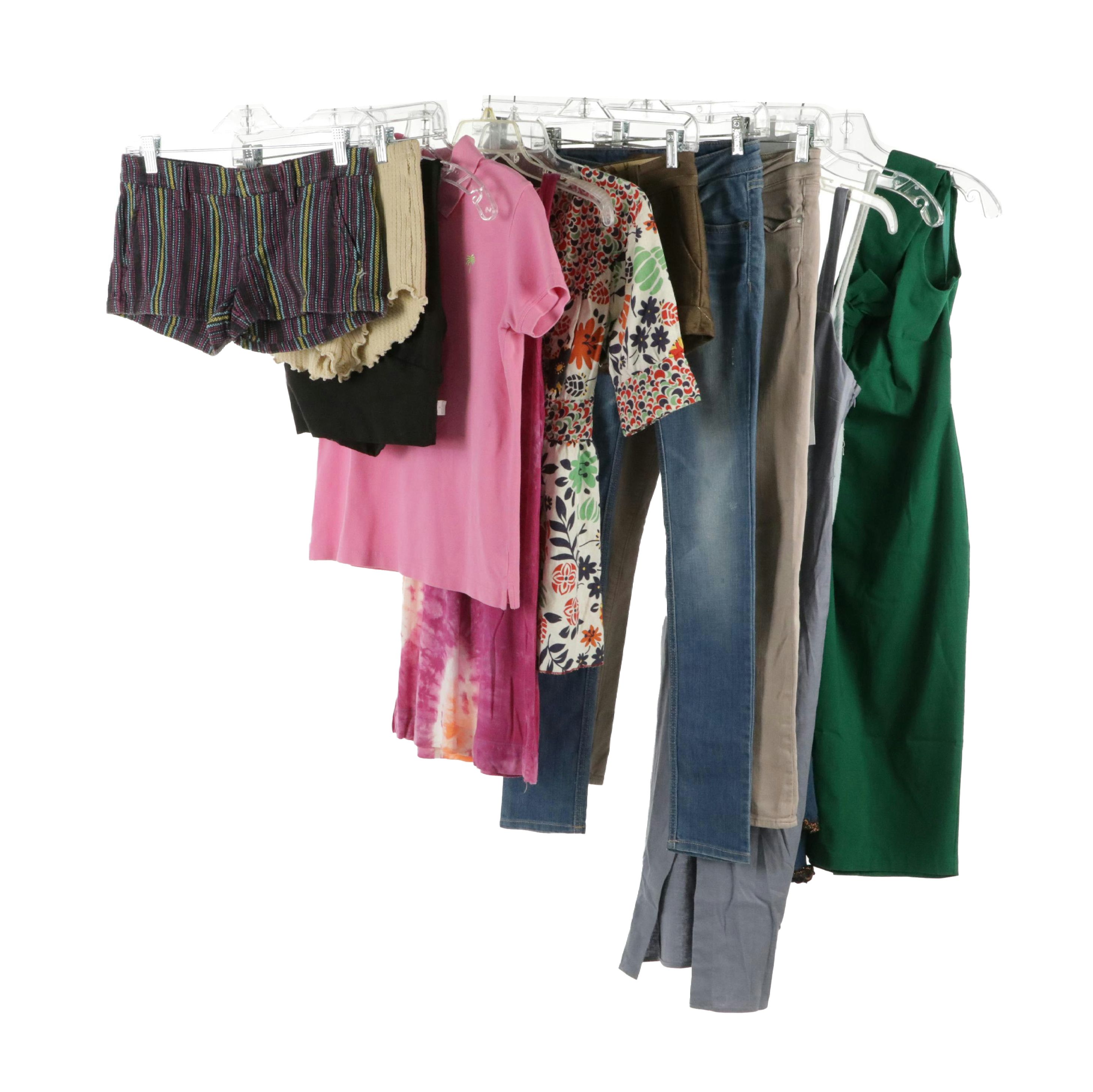 Frankie B. Jeans, Shorts & Floral Tie Top, More Separates Including Paige Jeans