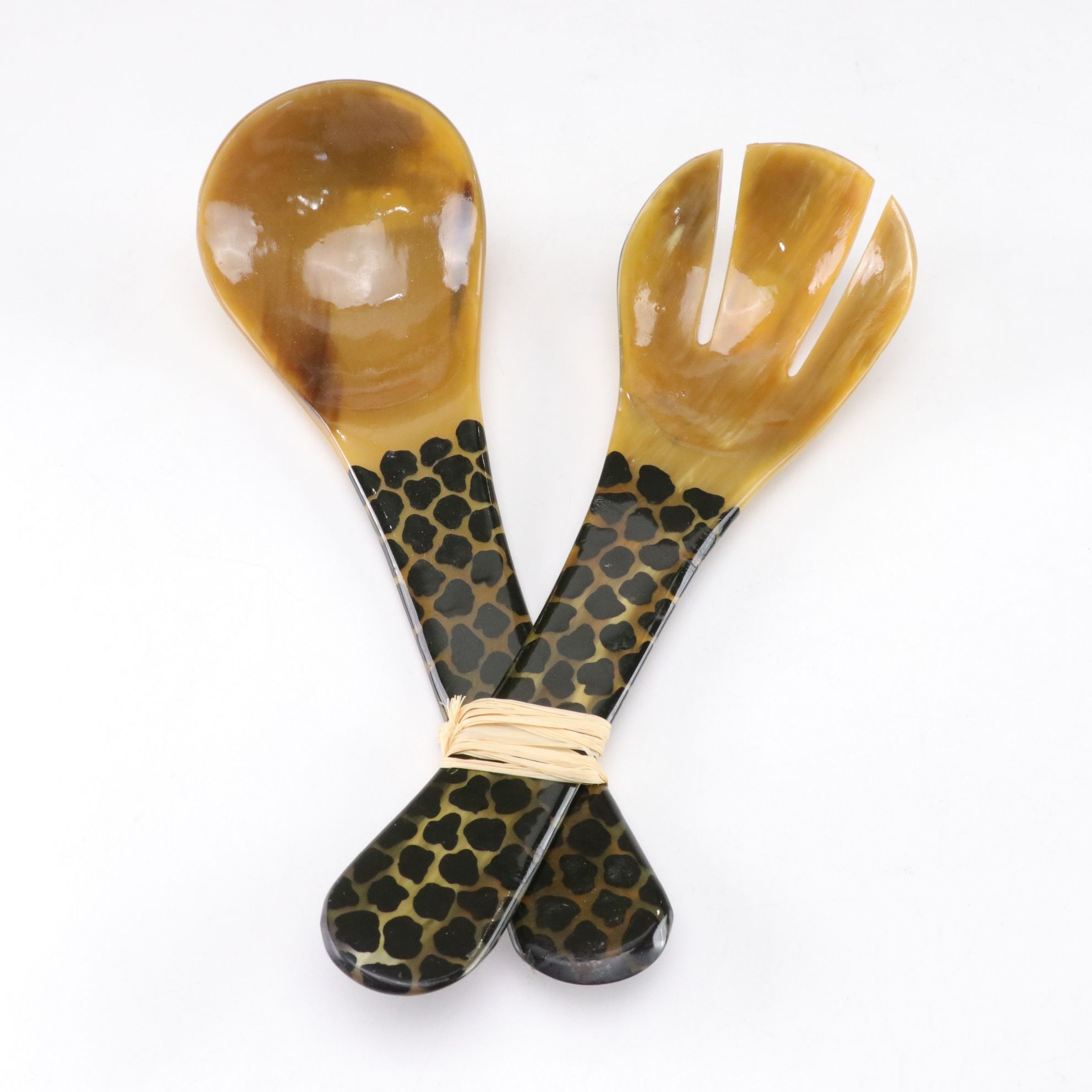 Seletti Ceramic Milk Carton Creamers with Giraffe Patterned Salad Servers