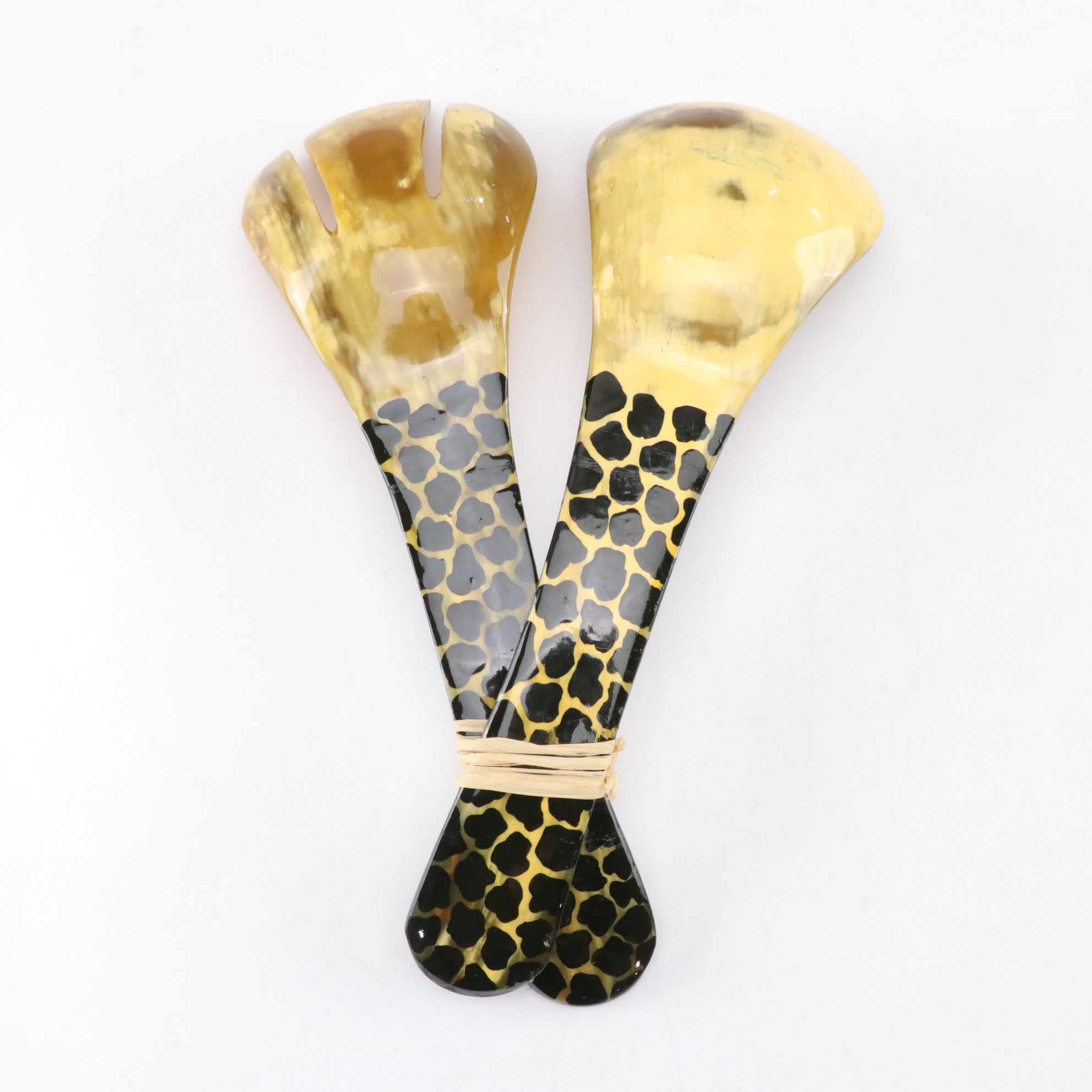 Seletti Ceramic Milk Carton Creamers with Giraffe Patterned Salad Servers