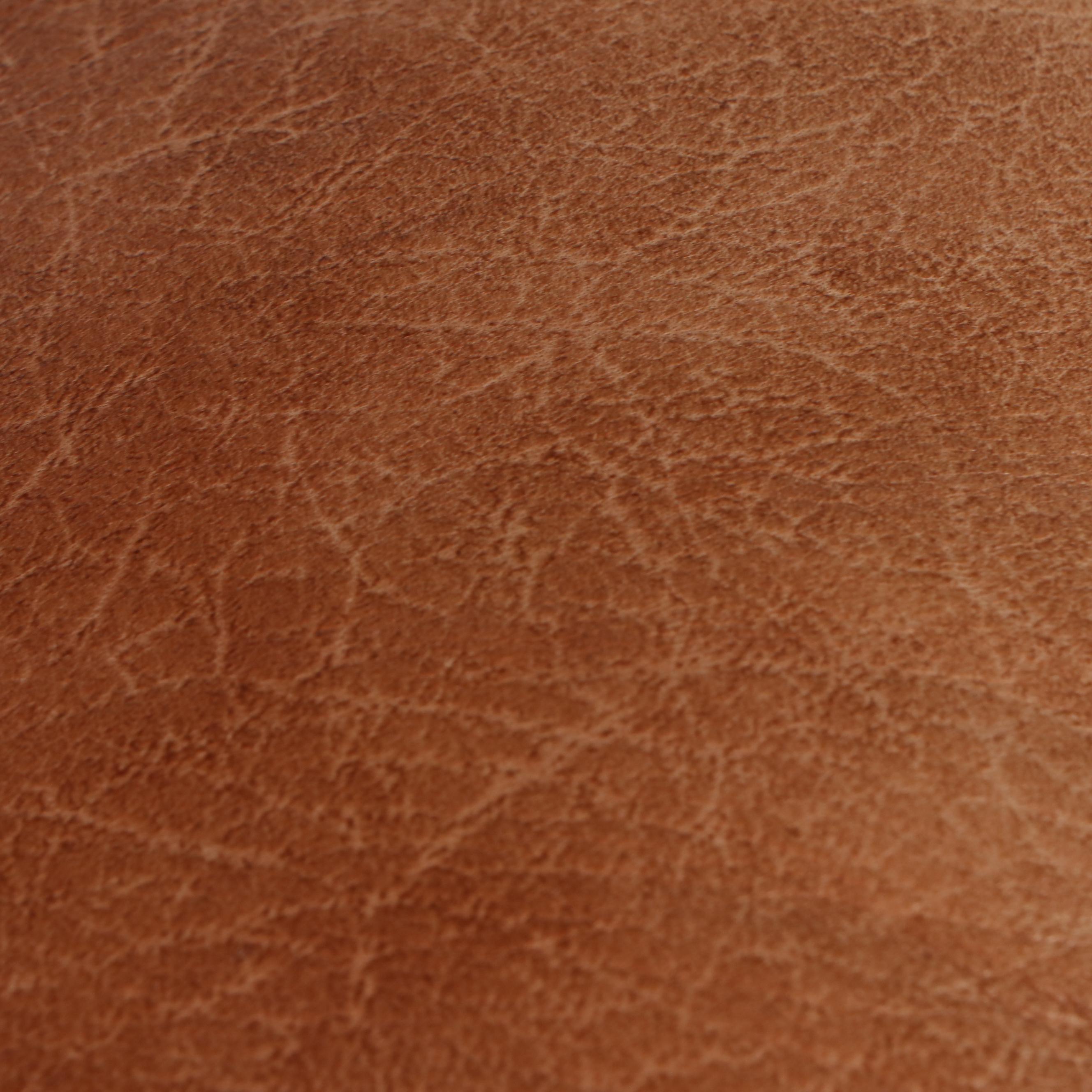 Thomasville Button-Tufted Leather Upholstered Club Chair and Ottoman