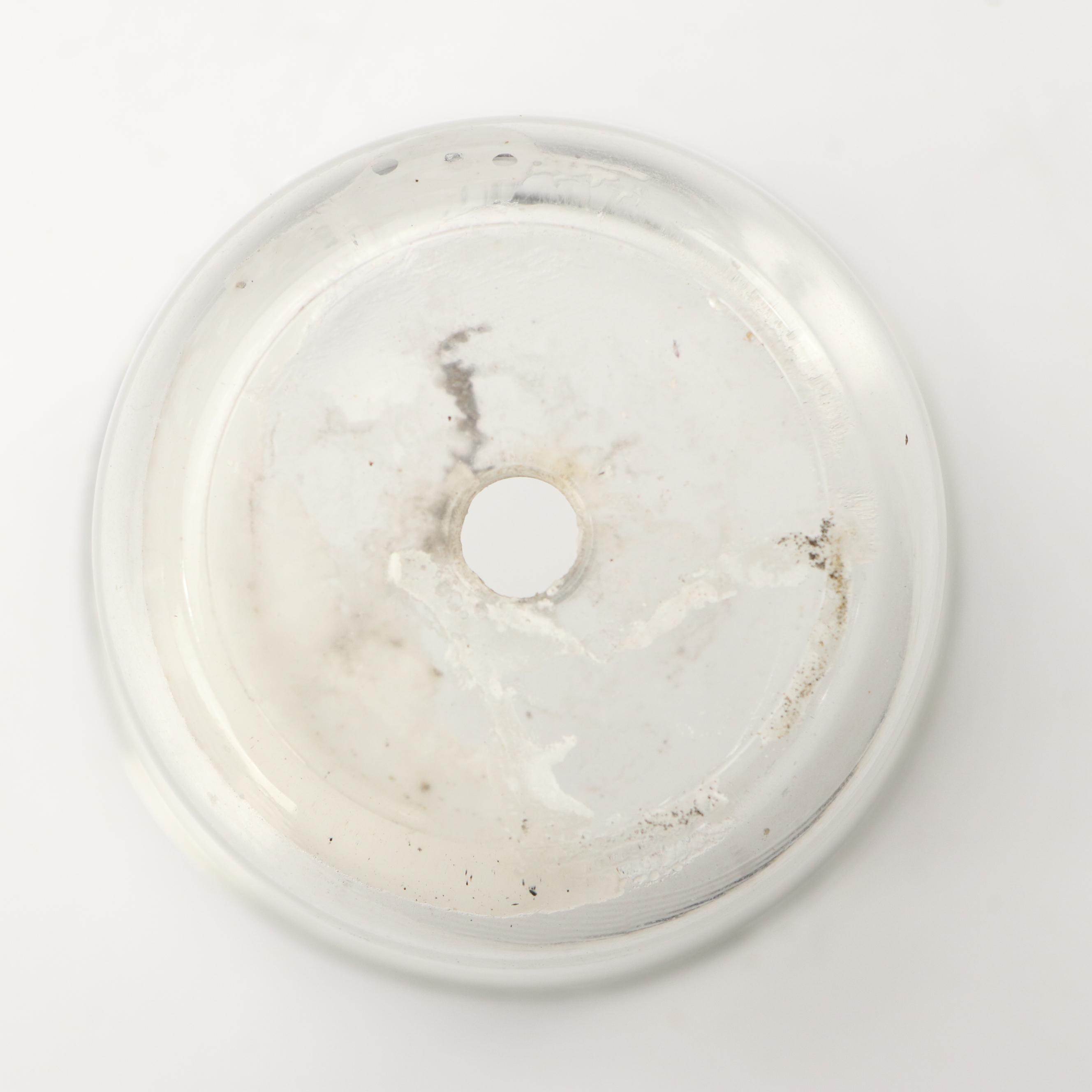 Art Nouveau Style Scrolled Wrought Iron Votive Holders with Yellow Ceramic Vase