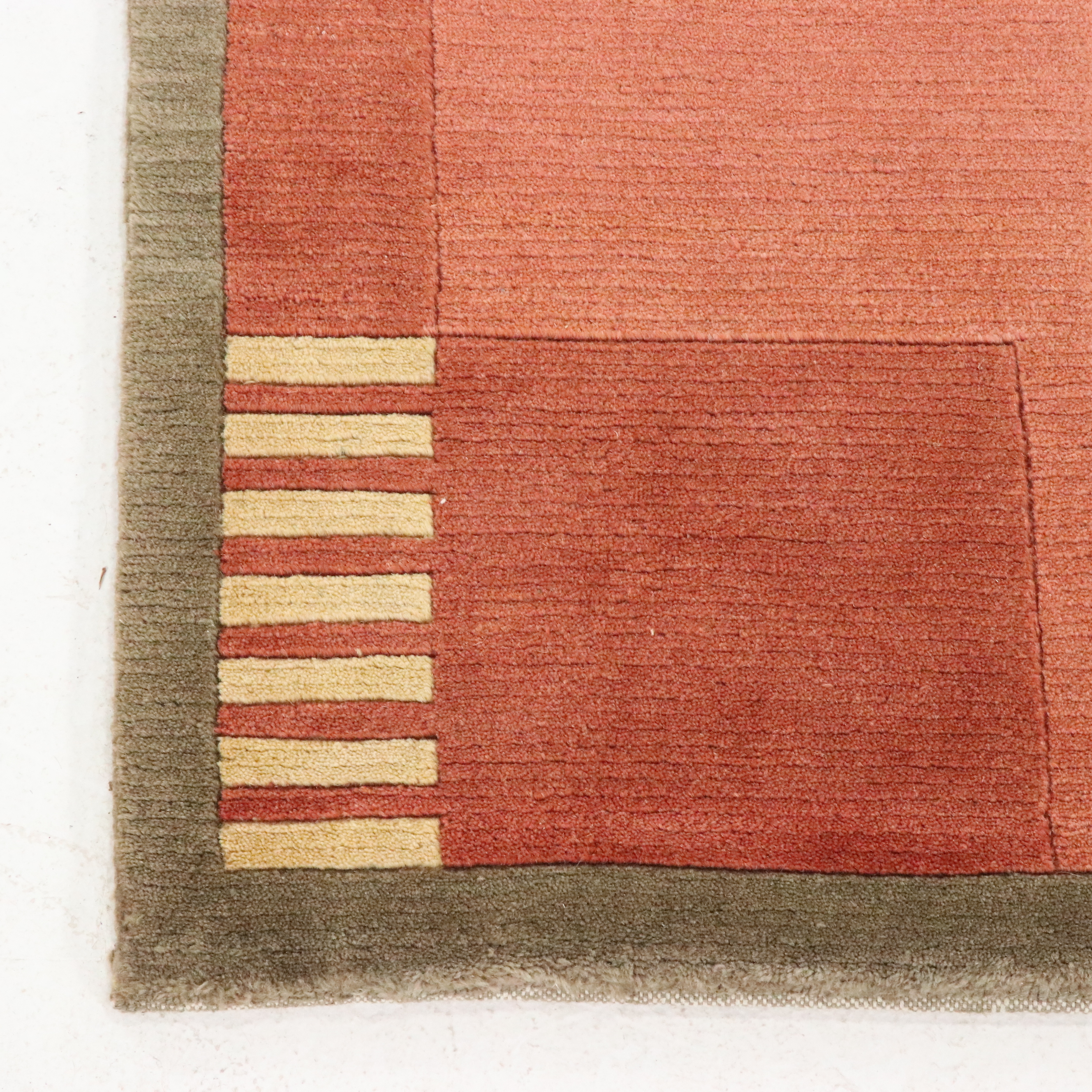 3'6 x 5'4 Hand-Knotted Nepalese Contemporary Area Rug