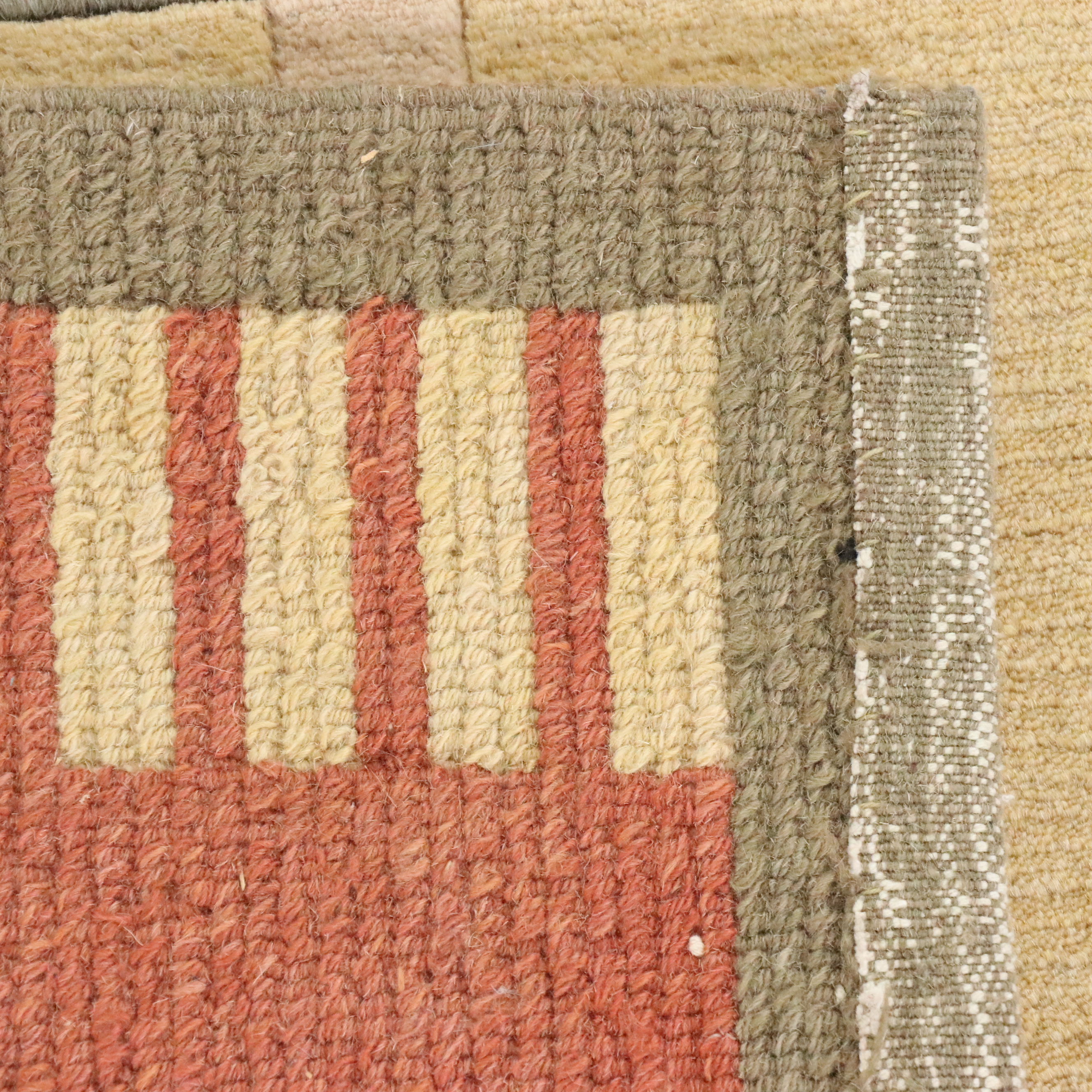 3'6 x 5'4 Hand-Knotted Nepalese Contemporary Area Rug