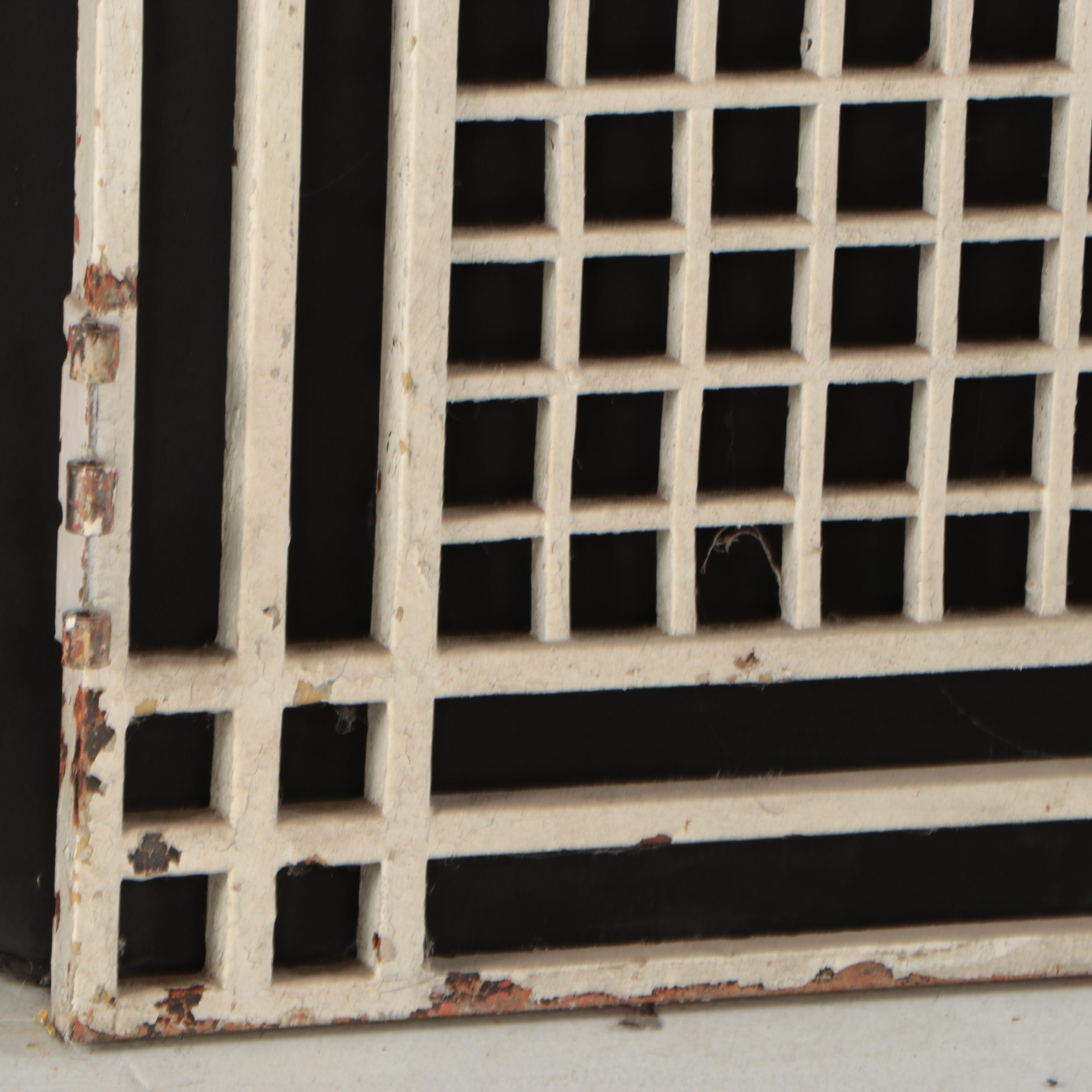 Sanctuary Cast Iron Grate Cover Swing Panels