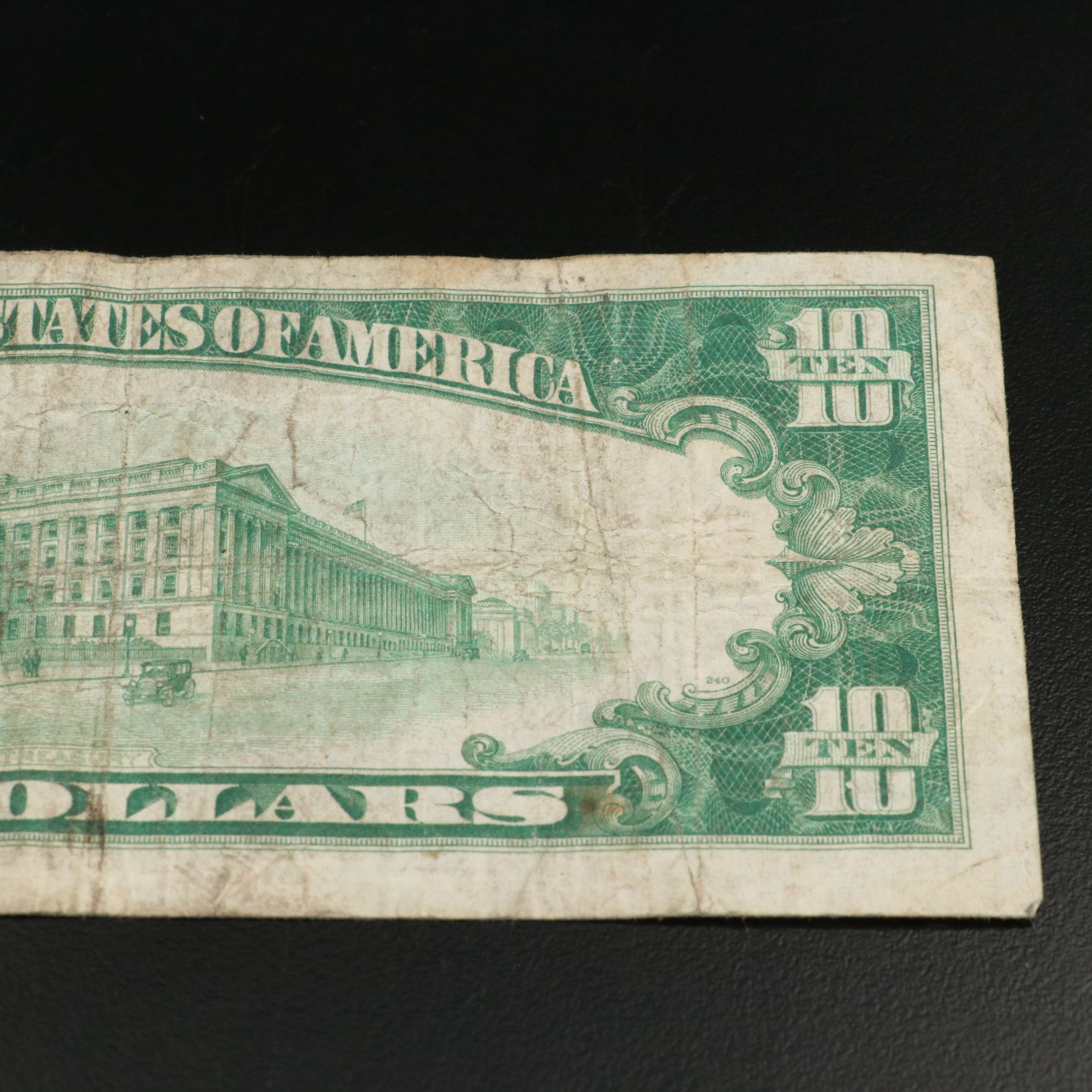 1928 Small Size $10 Gold Certificate