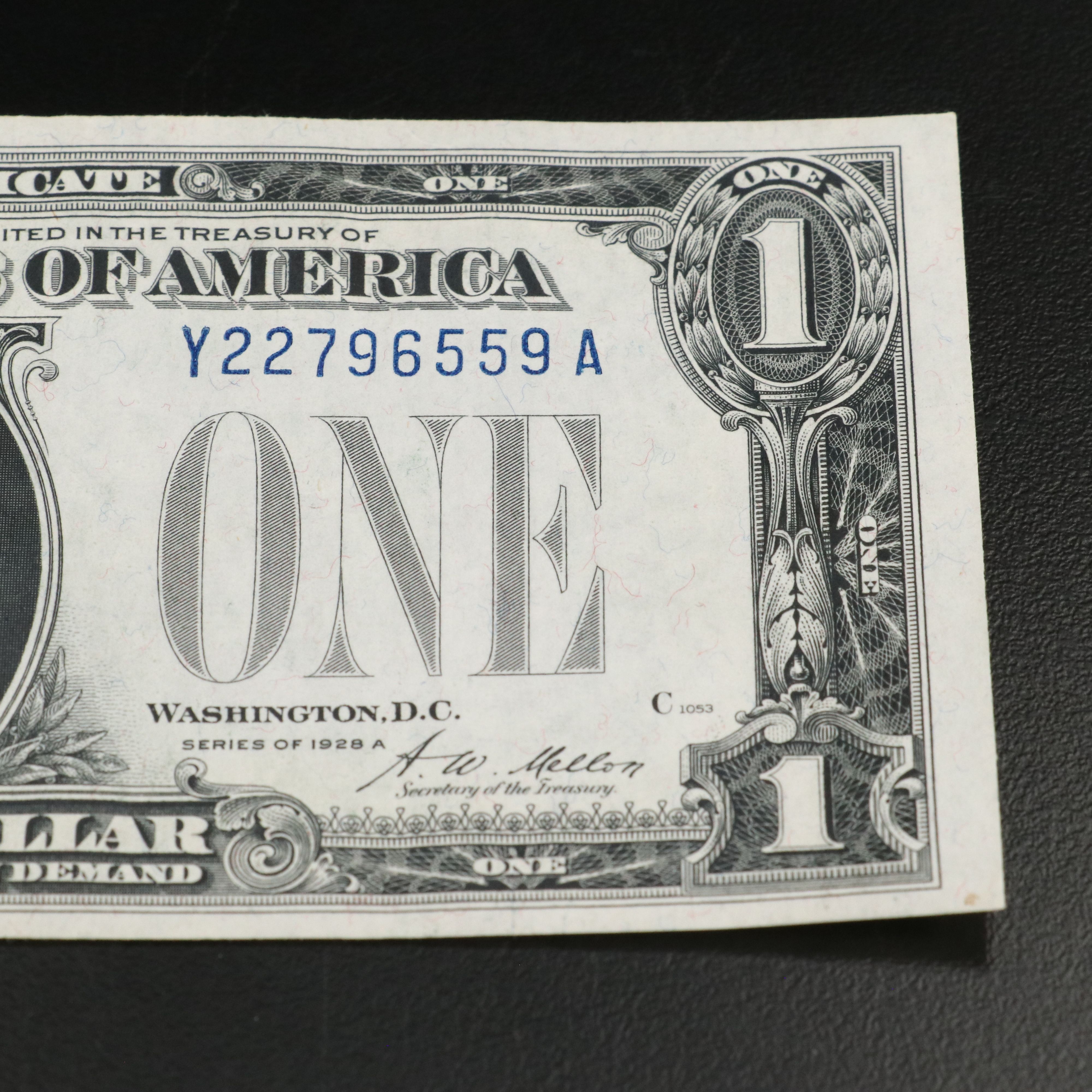 1928 A One Dollar Funny Back Silver Certificate