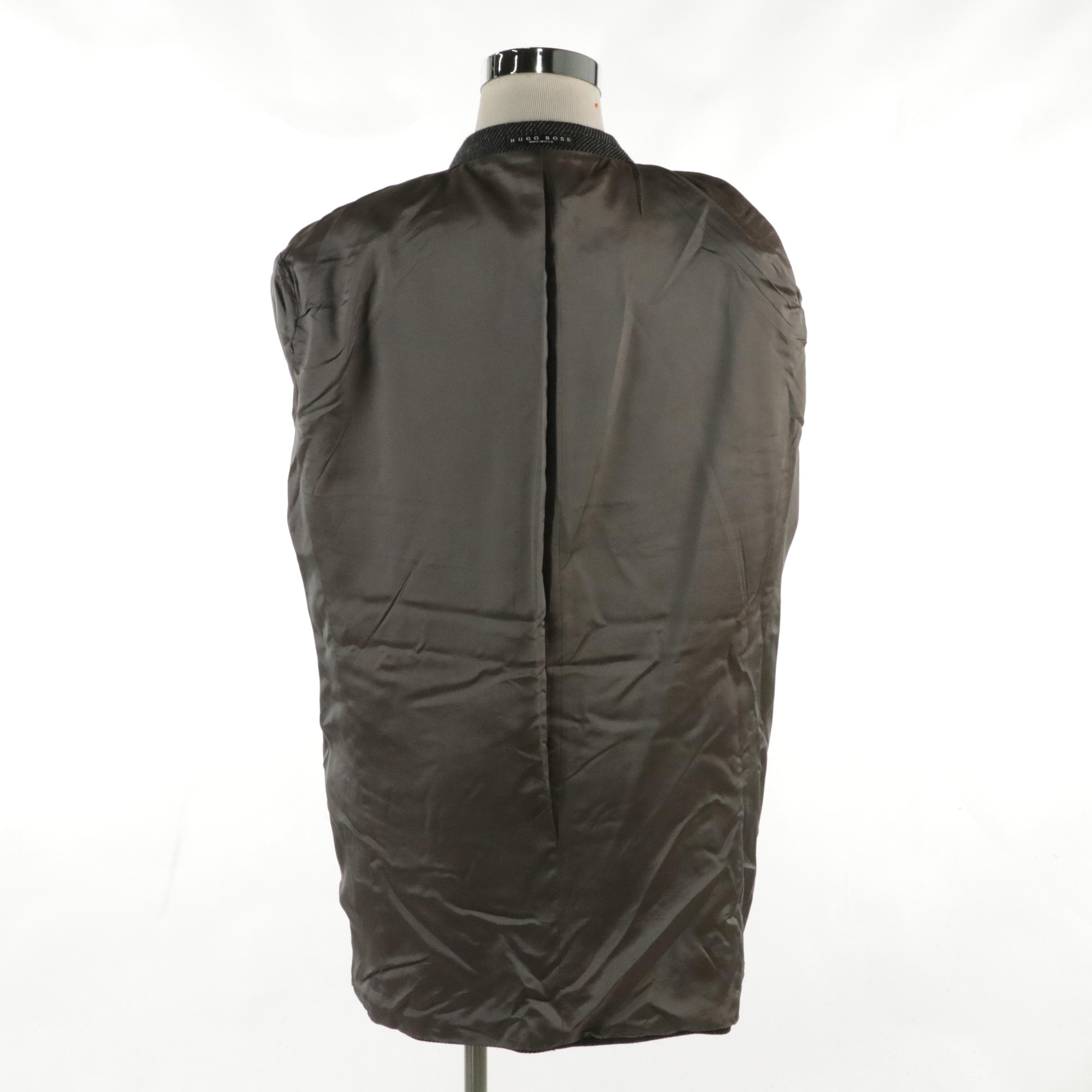 Men's Hugo Boss for Neiman Marcus Diagonal Striped Wool Blazer