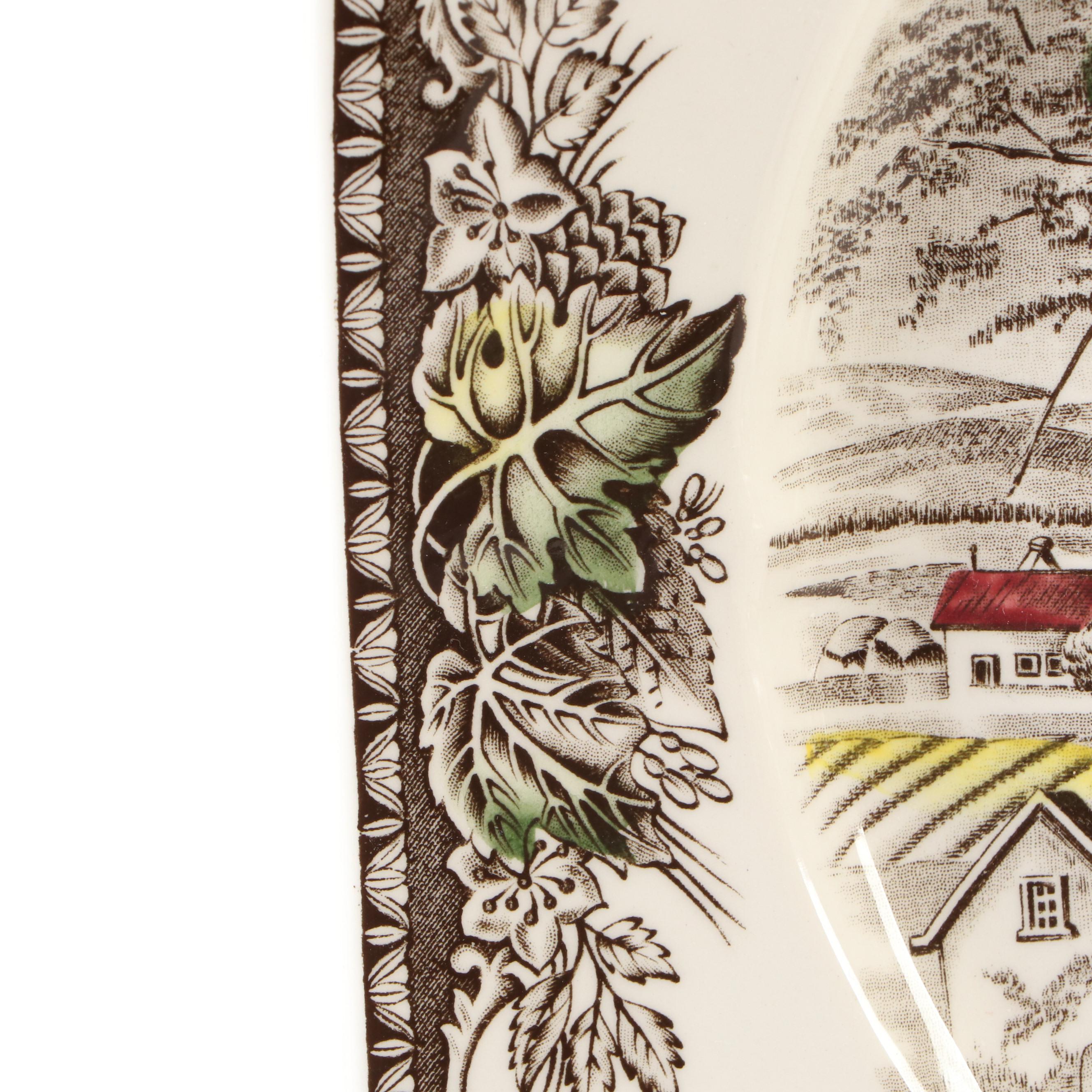 Johnson Bros. "The Friendly Village" Earthenware Tray