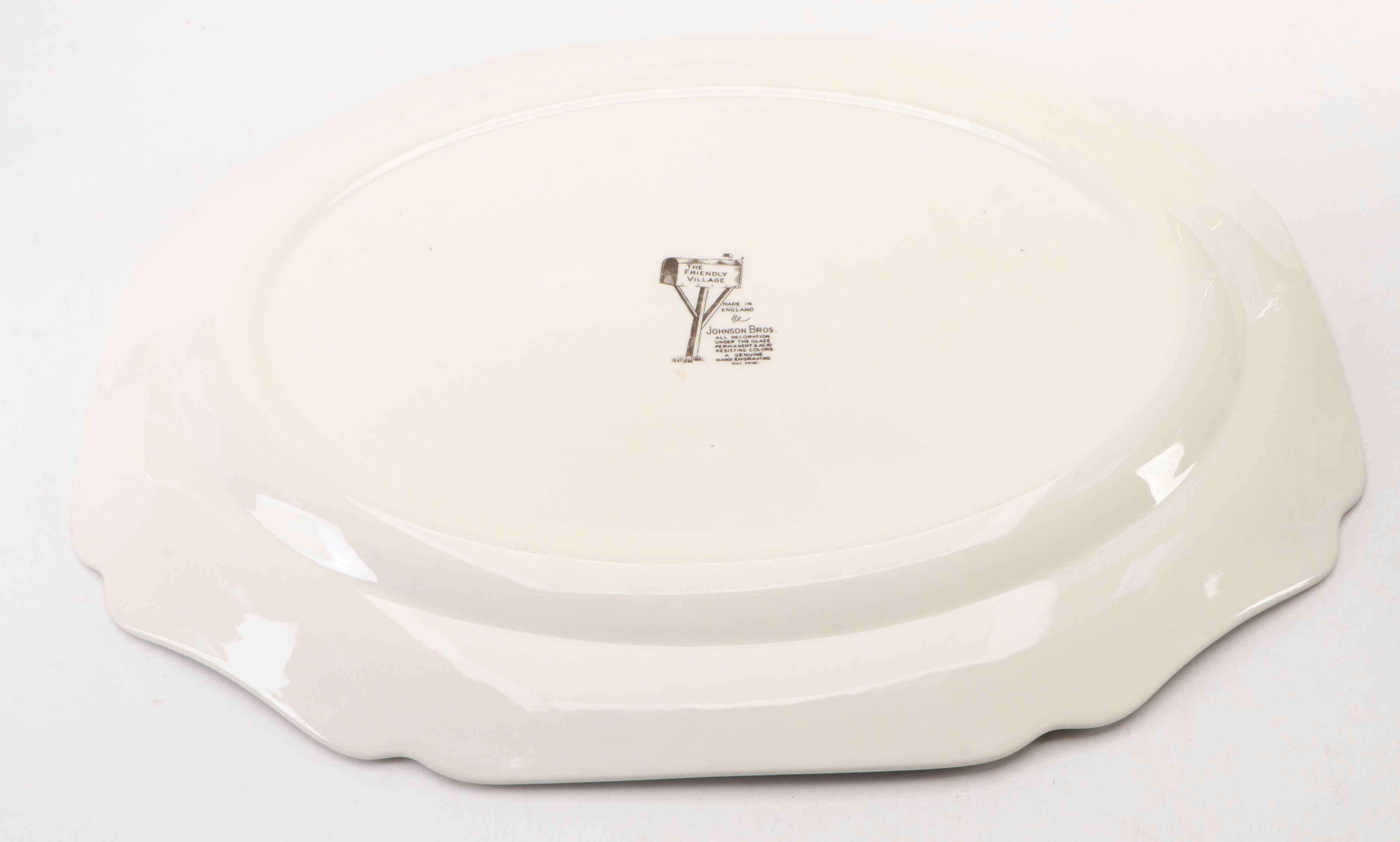 Johnson Bros. "The Friendly Village" Earthenware Tray