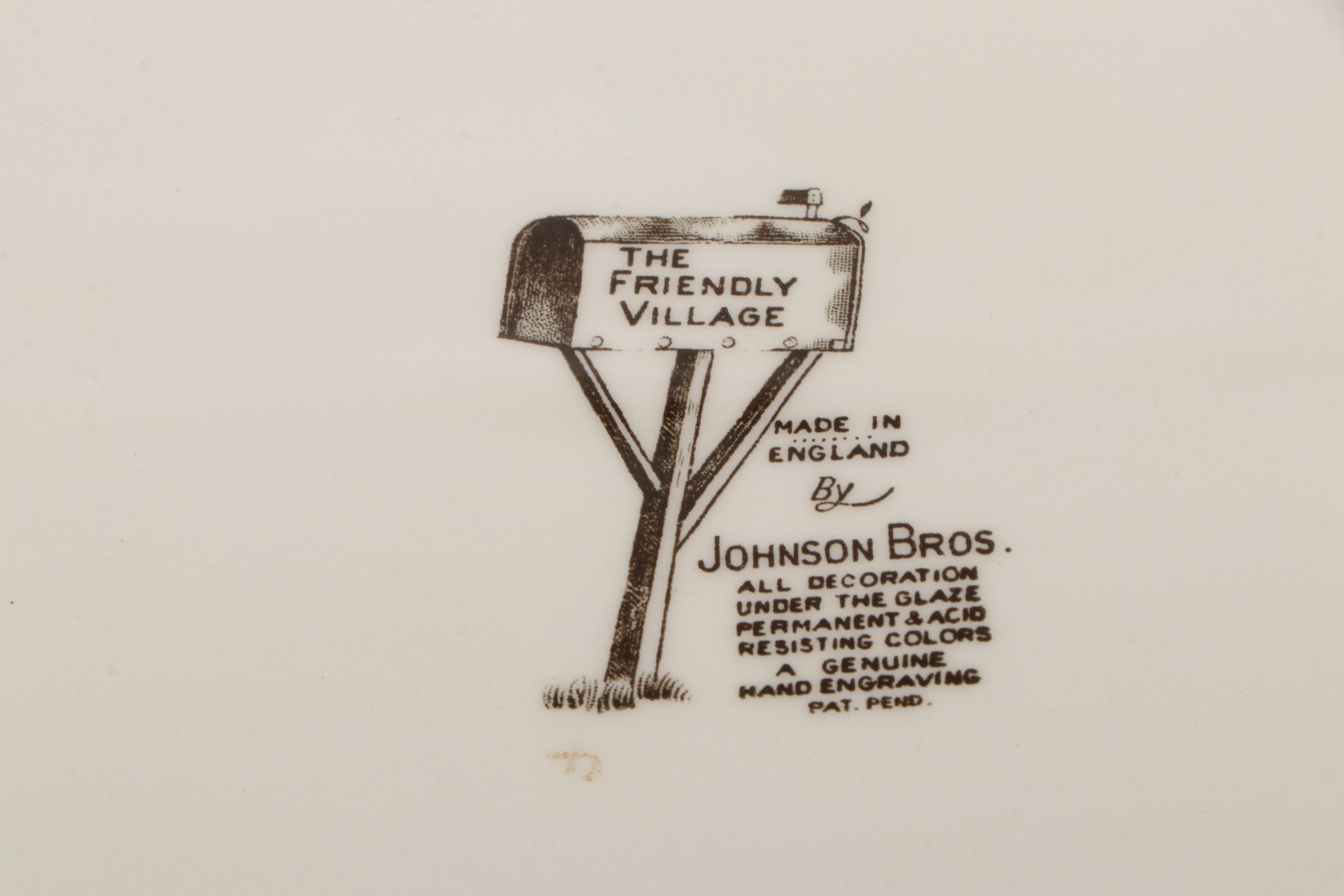 Johnson Bros. "The Friendly Village" Earthenware Tray