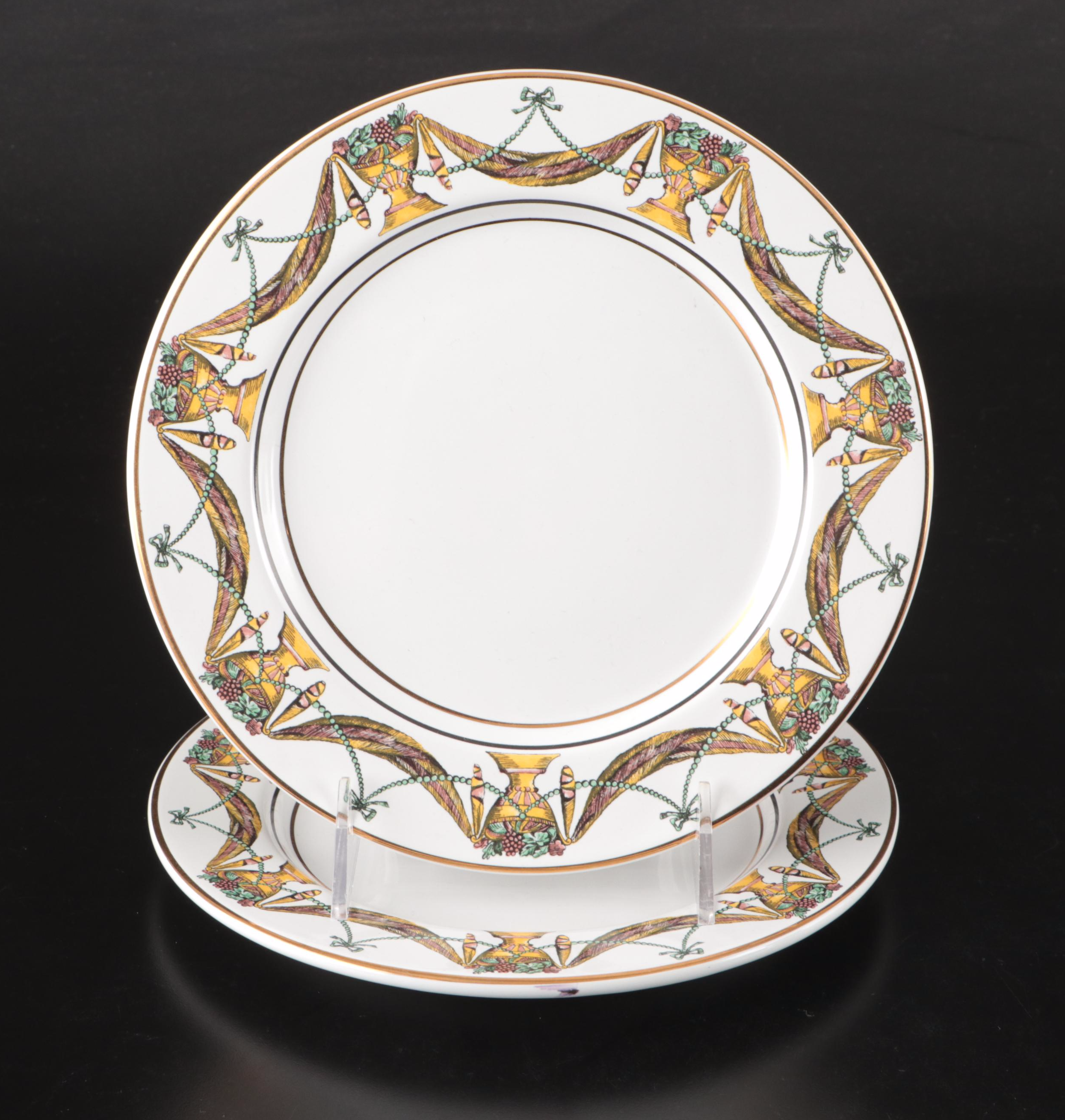 Great City Traders Ceramic Planter, Plates, and Lidded Bowl