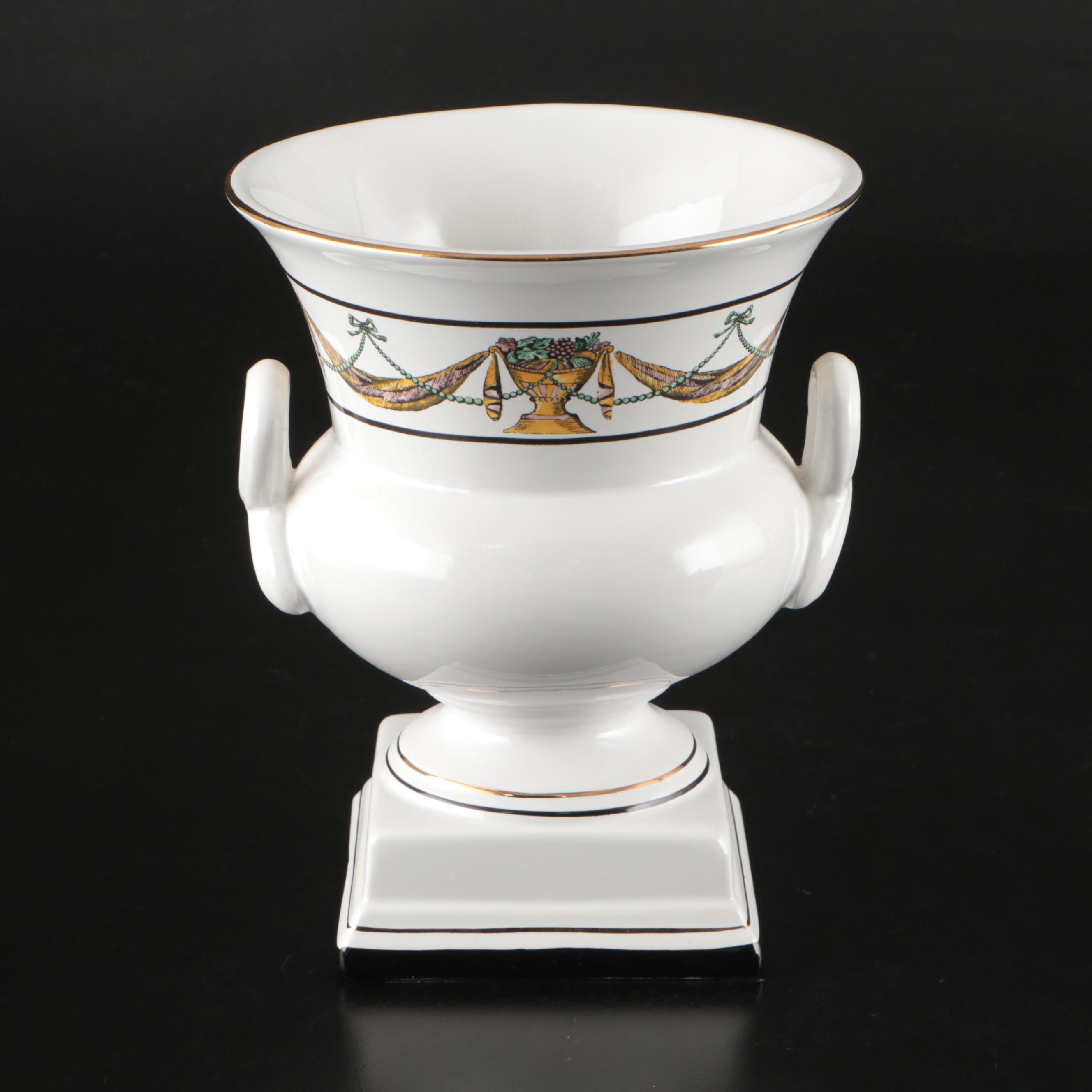 Great City Traders Ceramic Planter, Plates, and Lidded Bowl