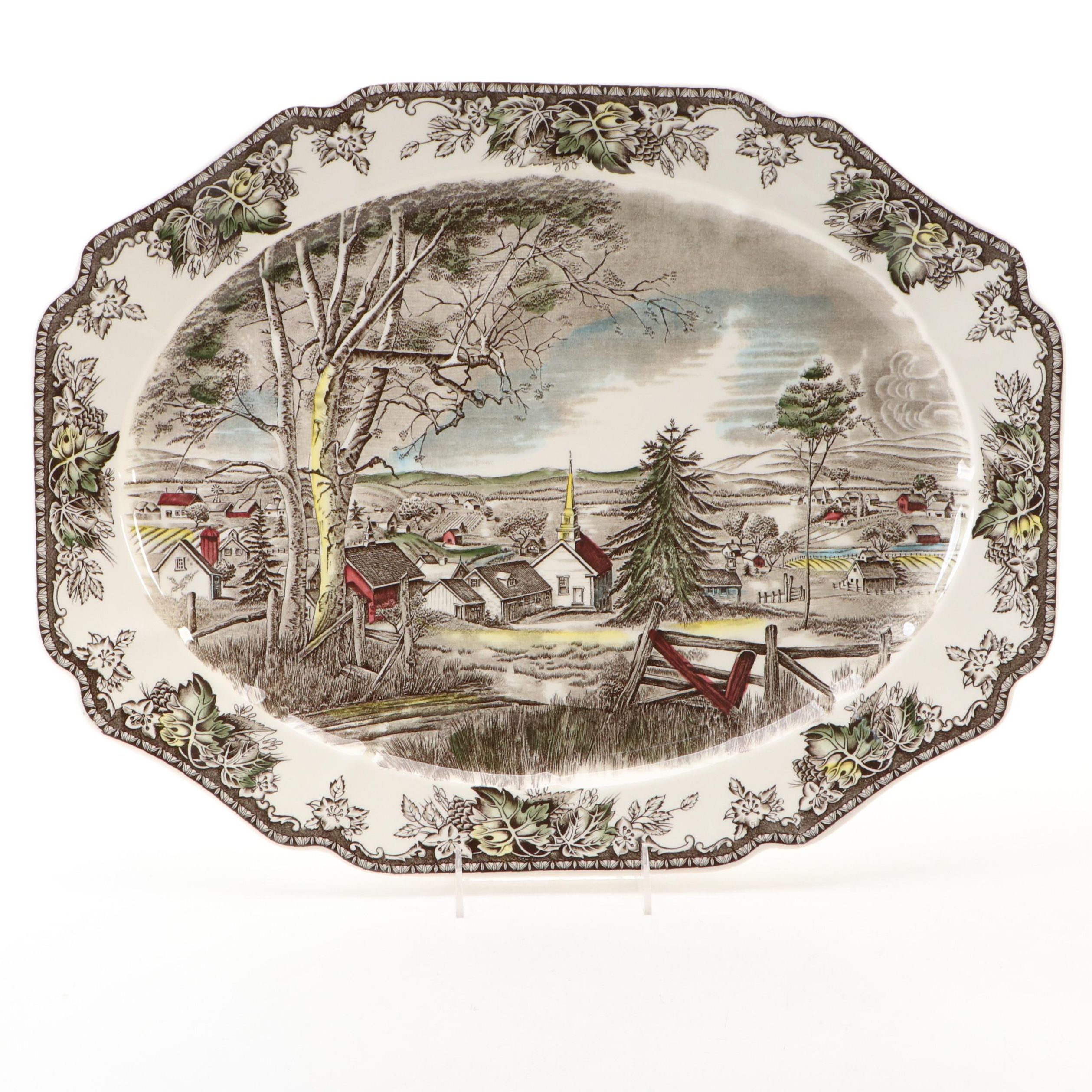 Johnson Bros. "The Friendly Village" Earthenware Tray