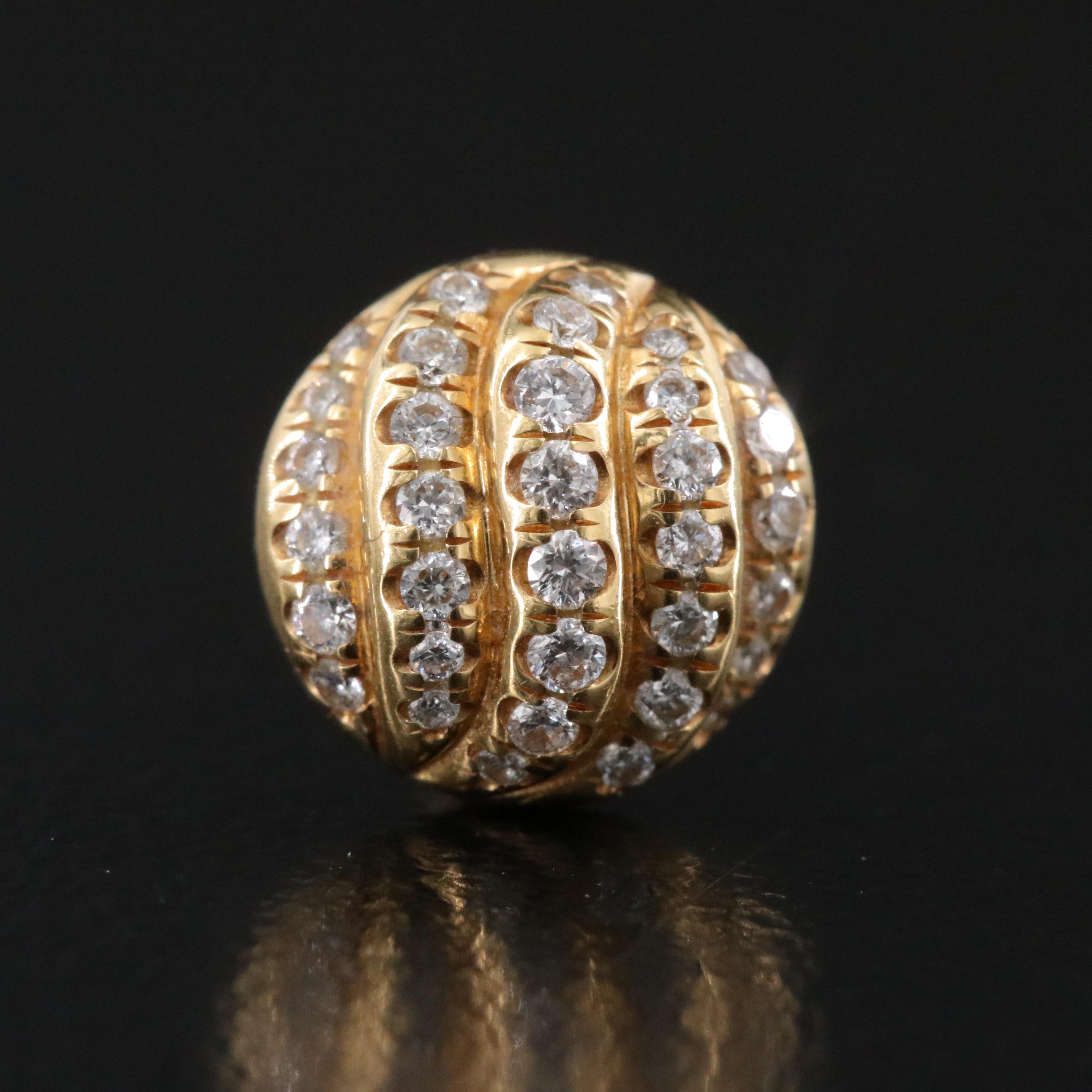 David Yurman 18K Sculpted Cable Stud Earrings