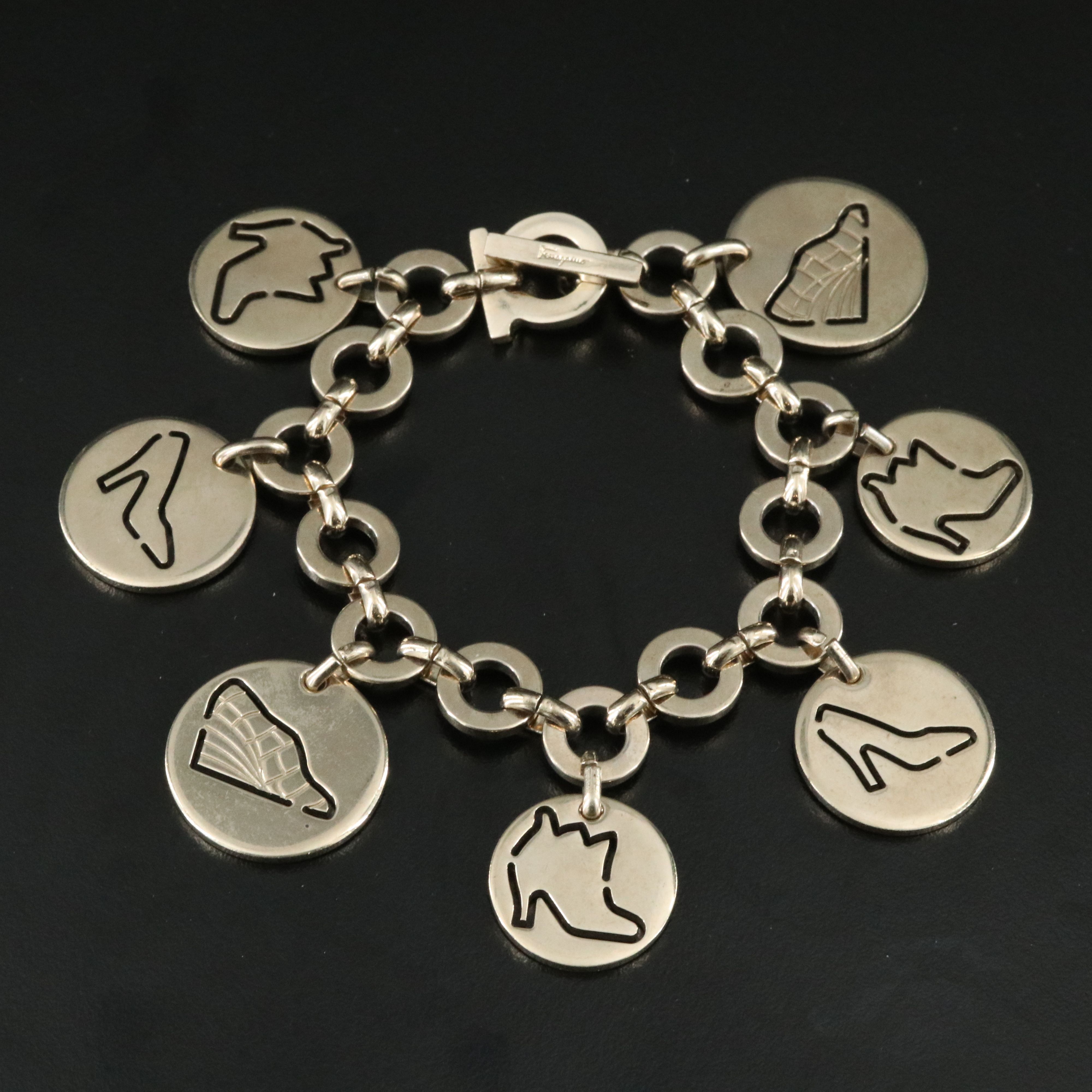 Salvatore Ferragamo Shoe Charm Bracelet