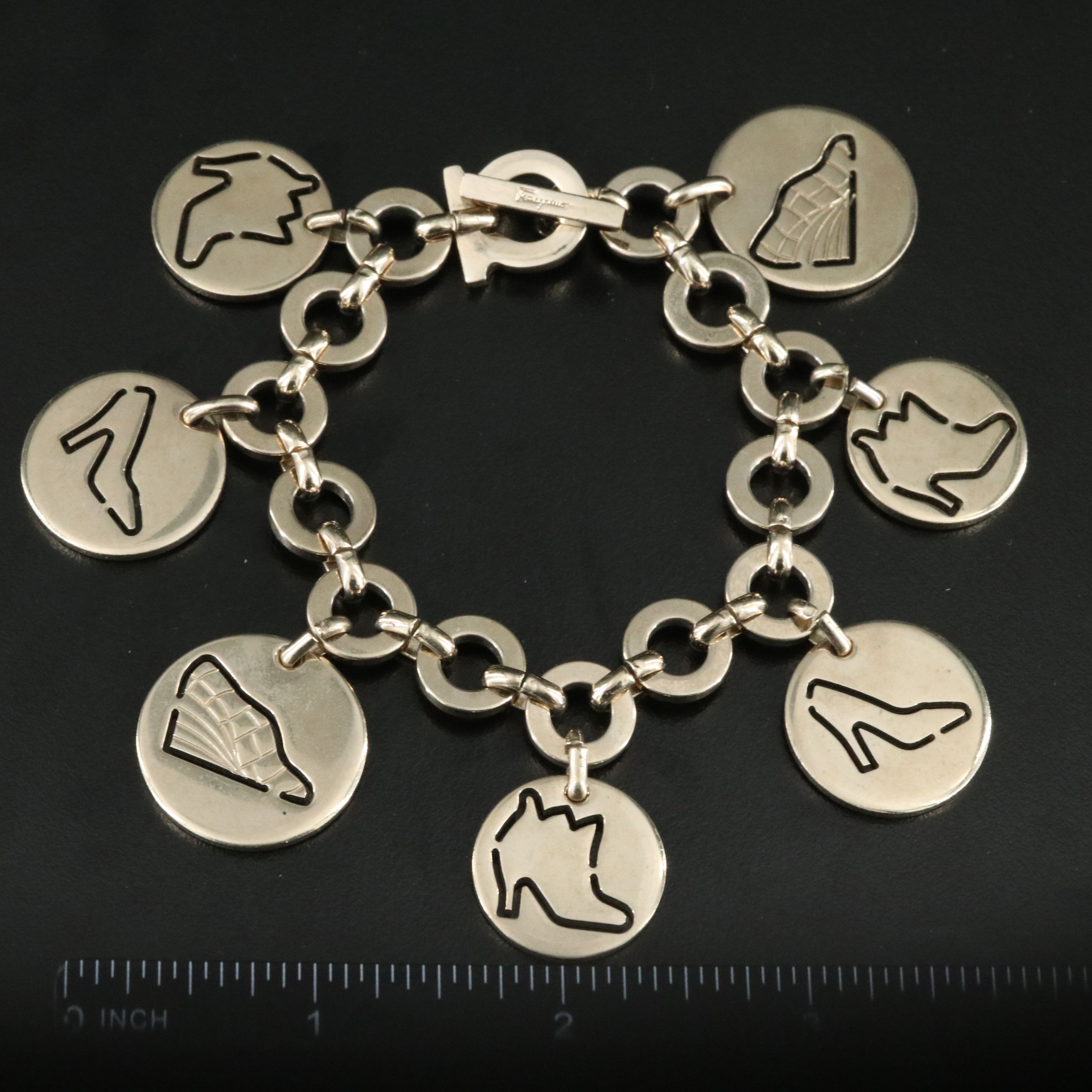 Salvatore Ferragamo Shoe Charm Bracelet