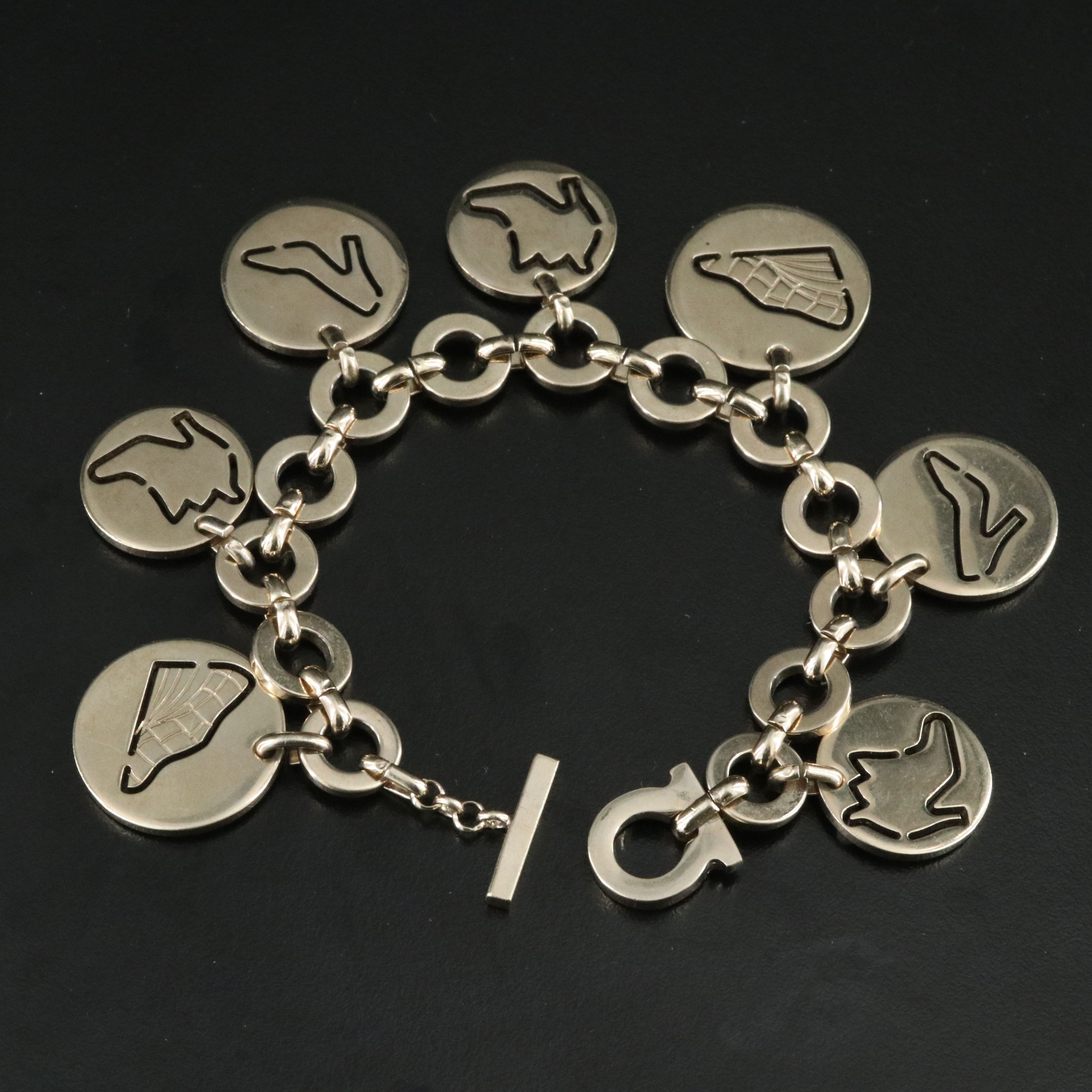 Salvatore Ferragamo Shoe Charm Bracelet